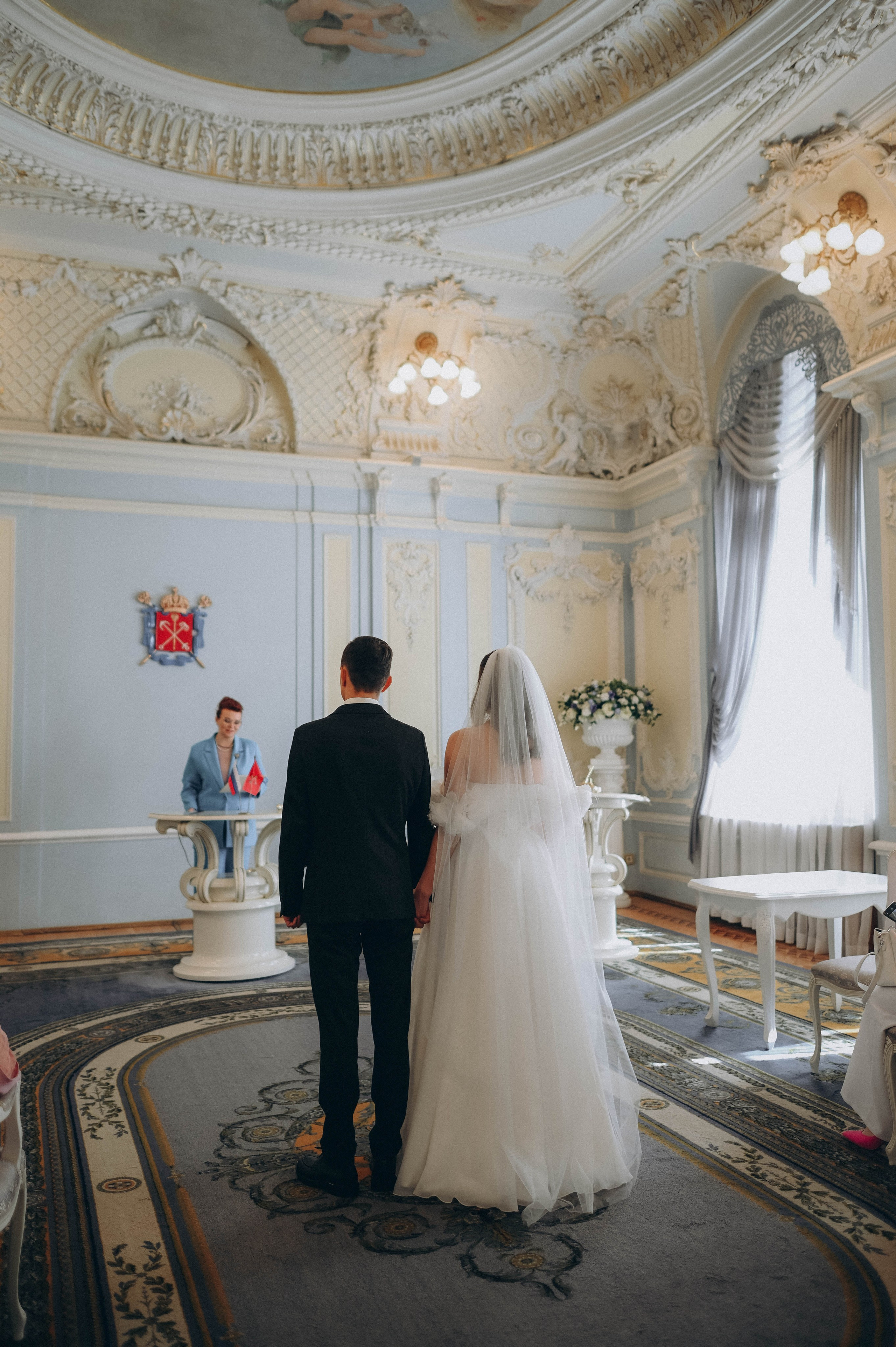 Роспись во 2 дворце. Ксения и Иван. Семейный и свадебный фотограф в Санкт-Петербурге Яна