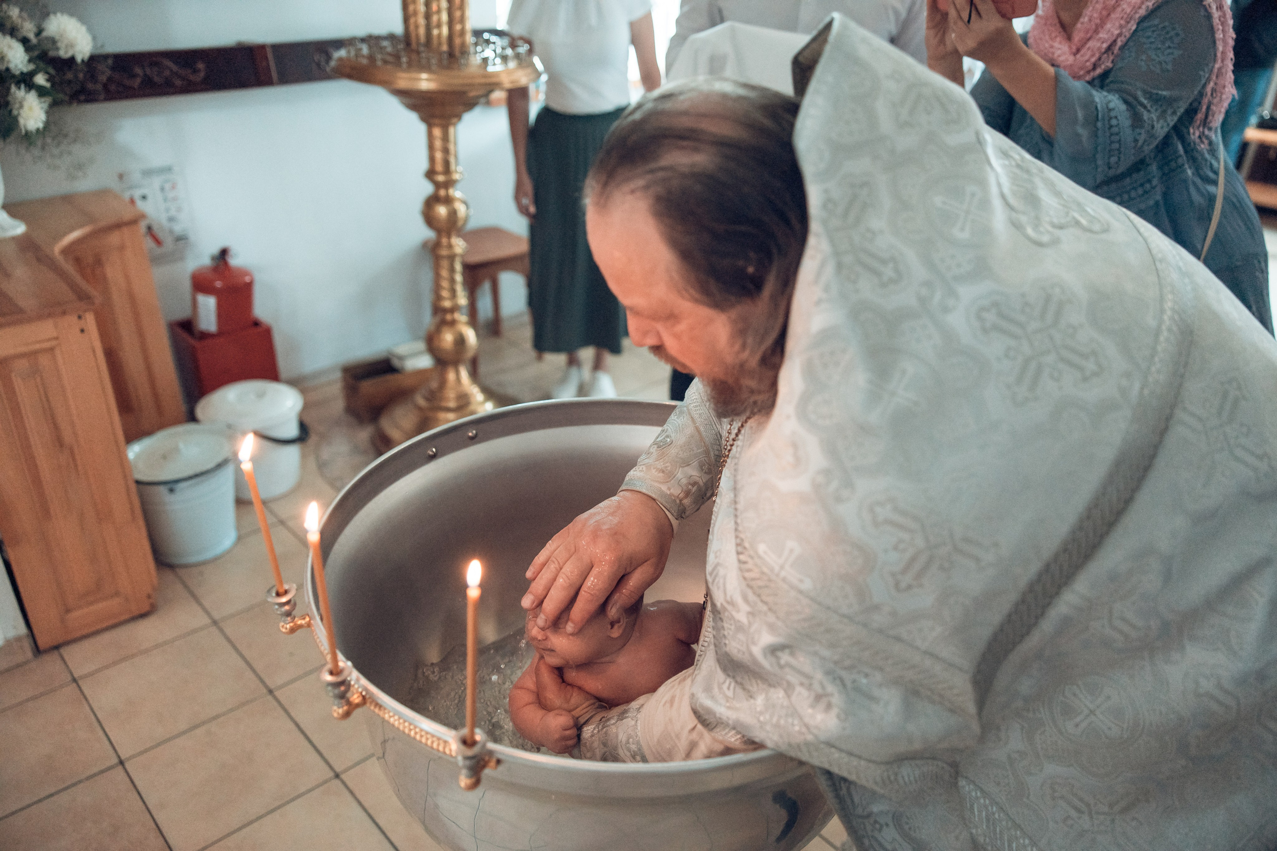 Таинство Крещения Анатолия. Церковь Троицы Живоначальной в Мурмино. Семейный фотограф в Рязани и Рязанской области