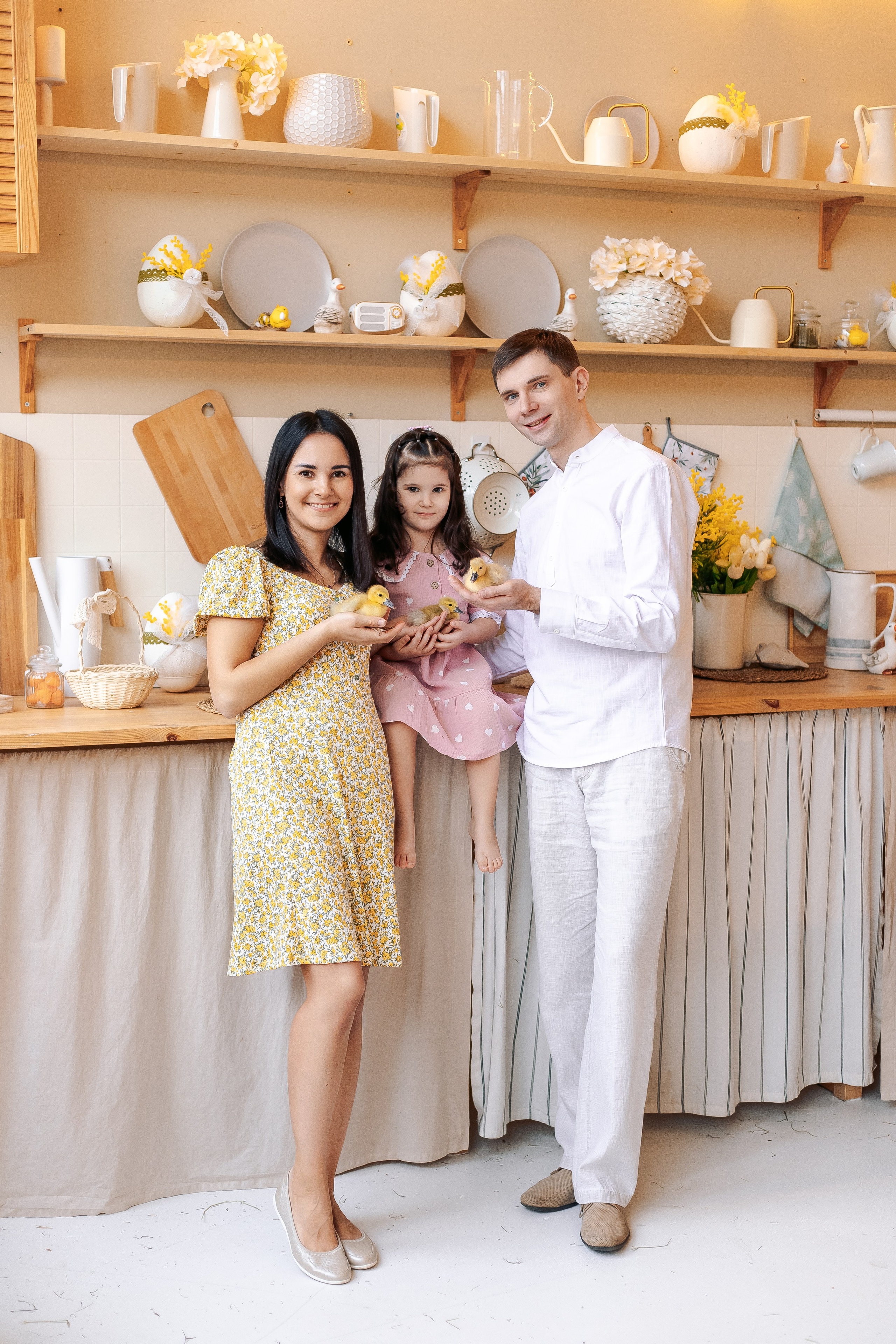 Пасхальная Фотосессия для Дарьи с утятами и кроликом. Фотограф в Санкт-Петербурге, Анна Скворцова