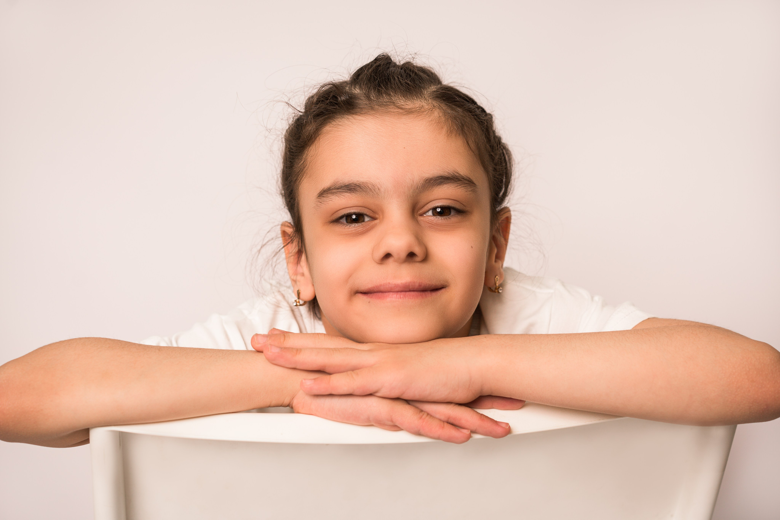 Детский сад, портреты белый фон. Фотограф Шунова Саша