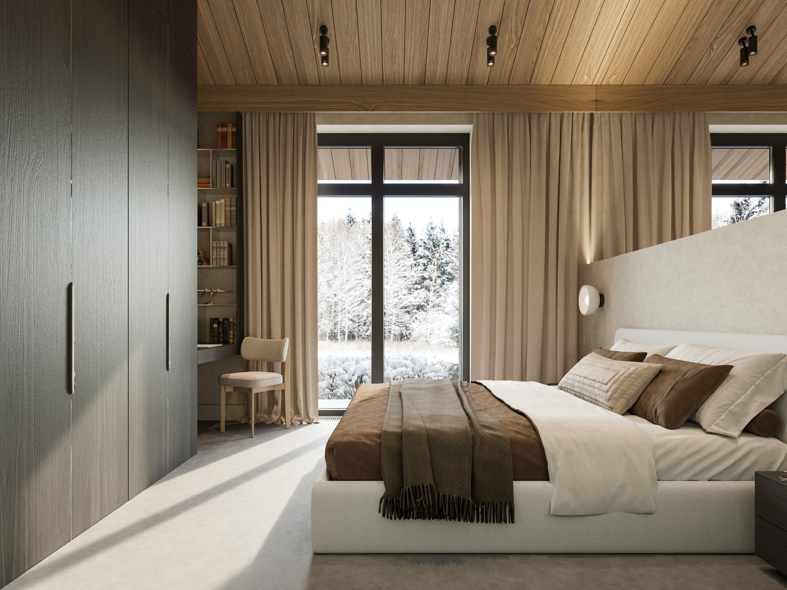 Визуализация спальни