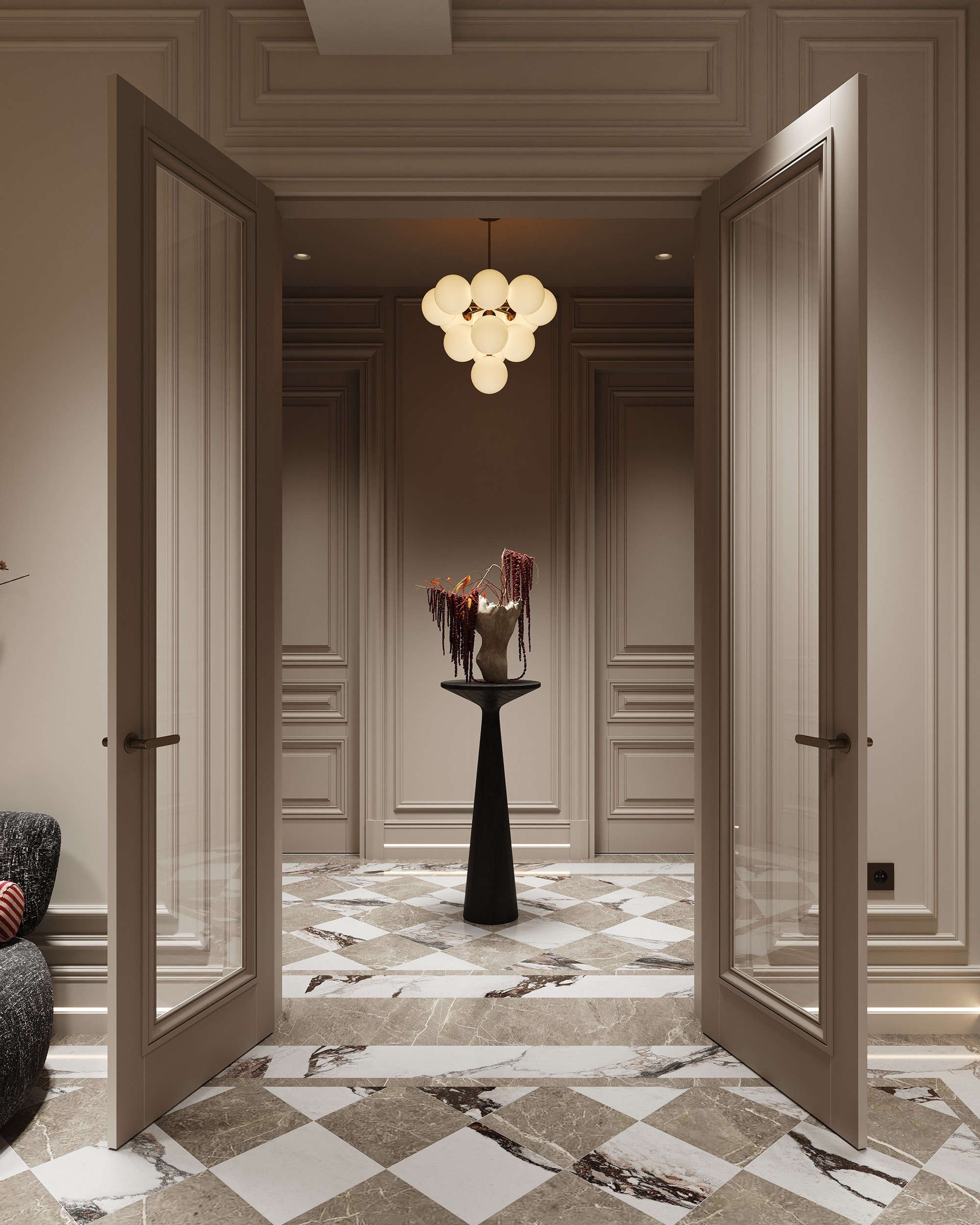 Прихожая «Минина». 3D визуализация интерьера Надежда Соколова