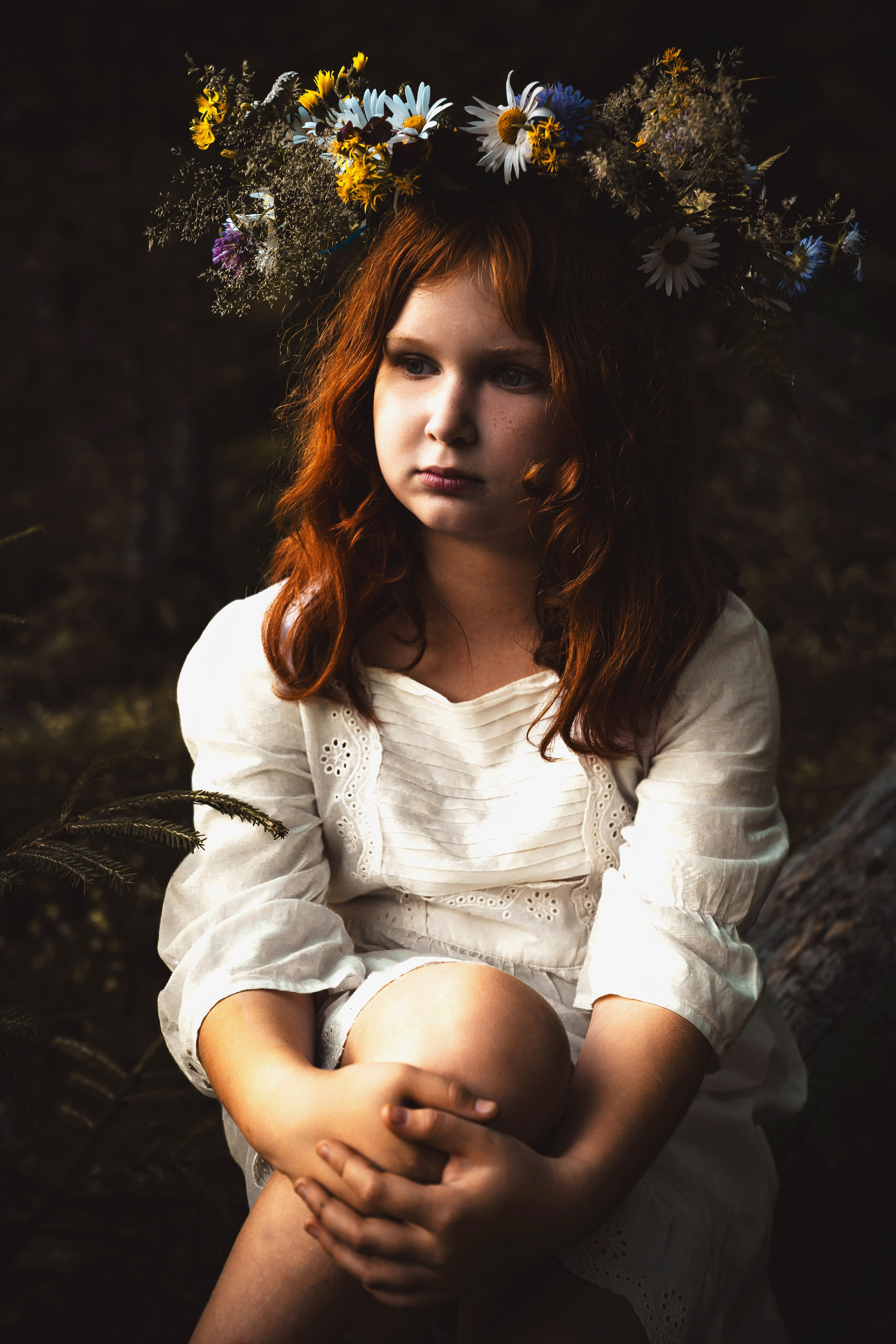 Летняя фотосессия — Девочка с Венком