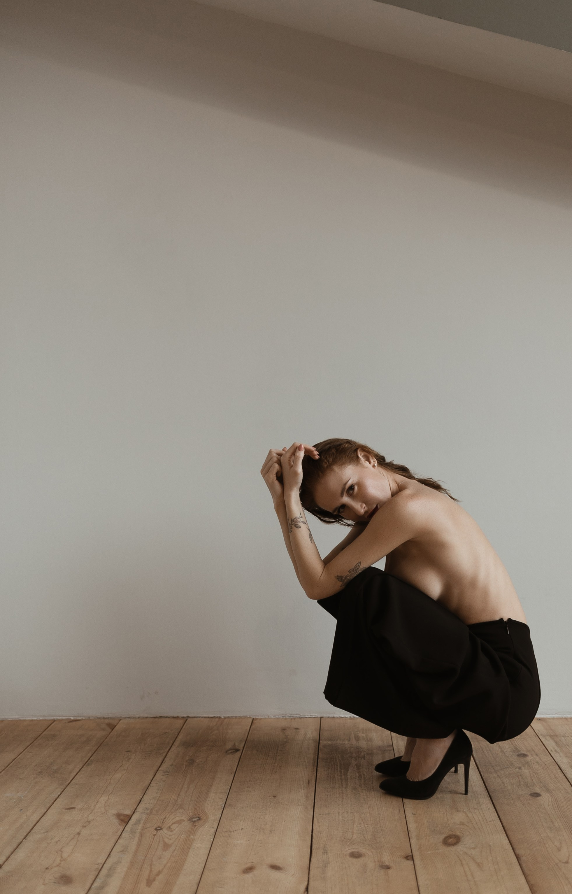 Студии & отели. Модель Москва каталожная и творческая съемка Anna Antlers