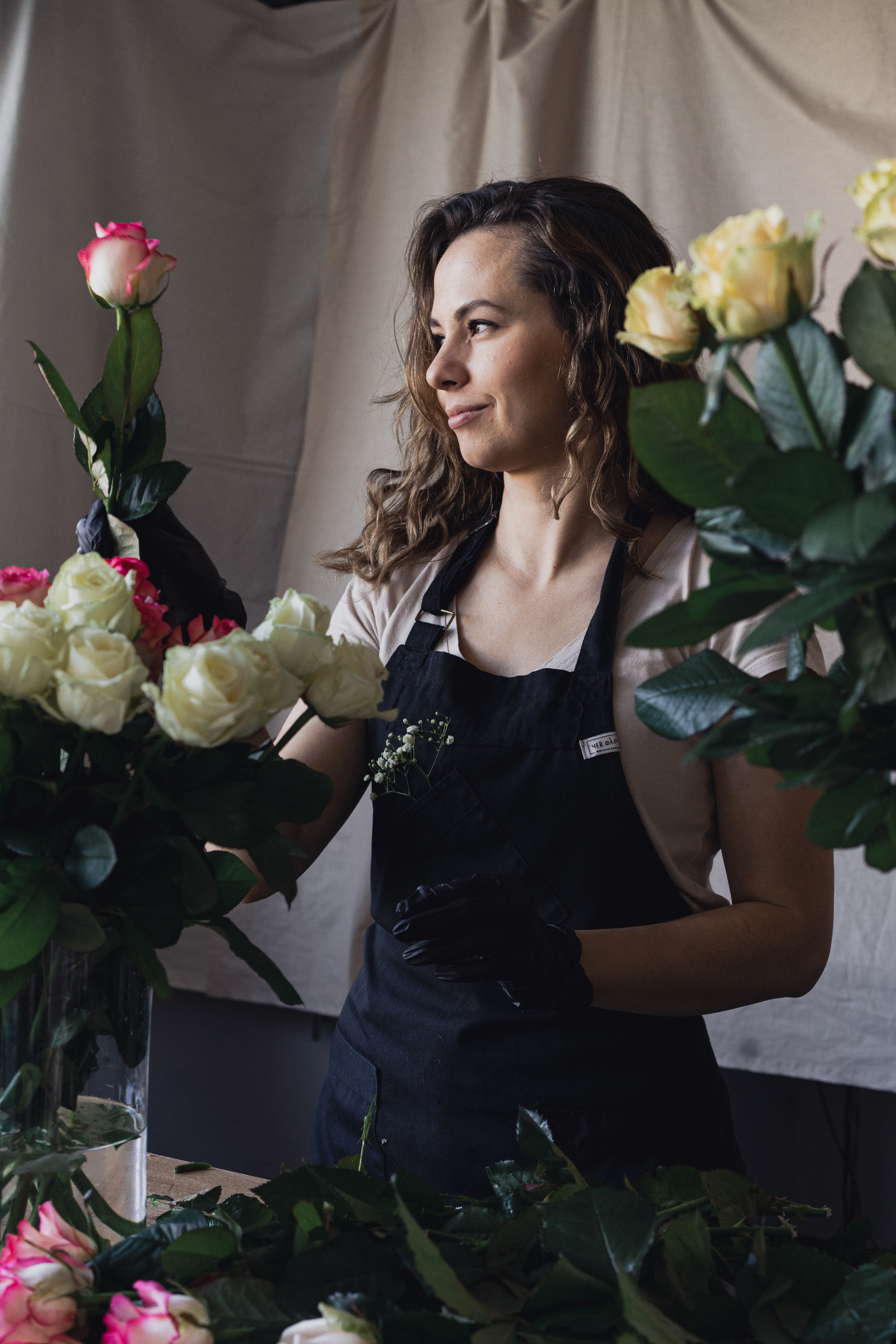 Цветочный магазин. Рыжкова Елена — контент фотограф Москва Тюмень. Стилизация съемки