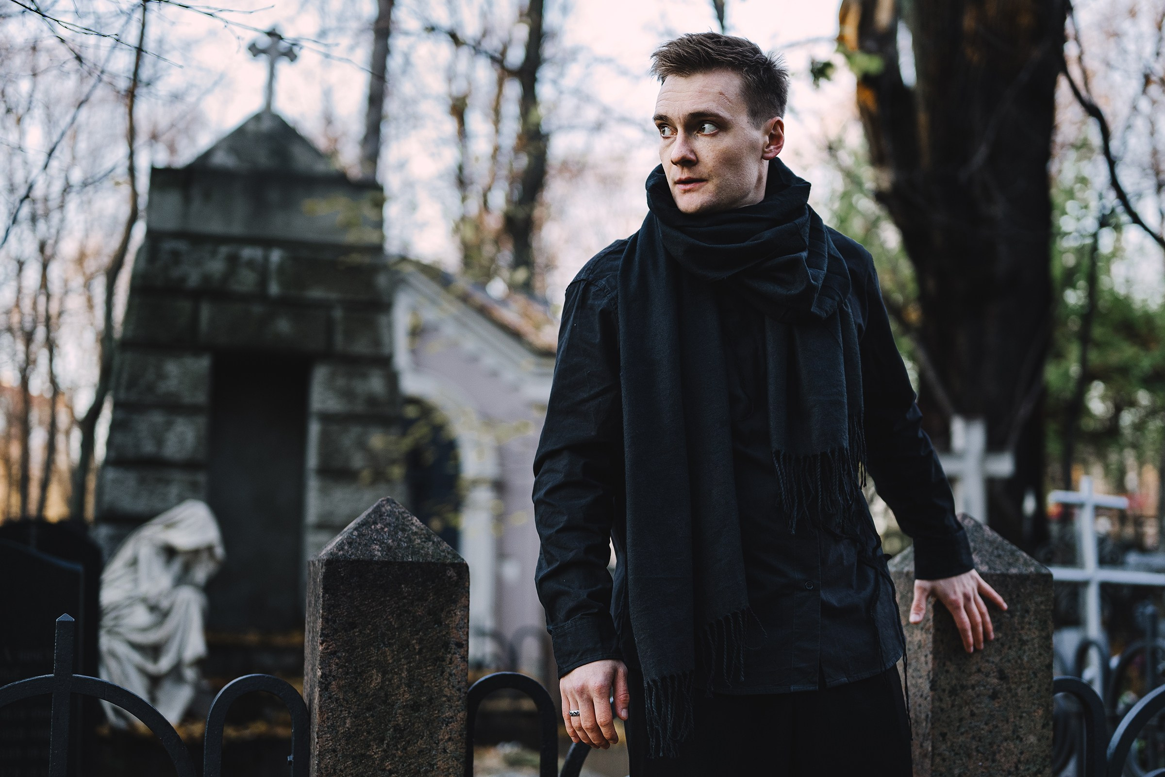 Иван. Серия «Вампир». Приурочено к хэллоиуну. Олег Воронов. Портретный фотограф