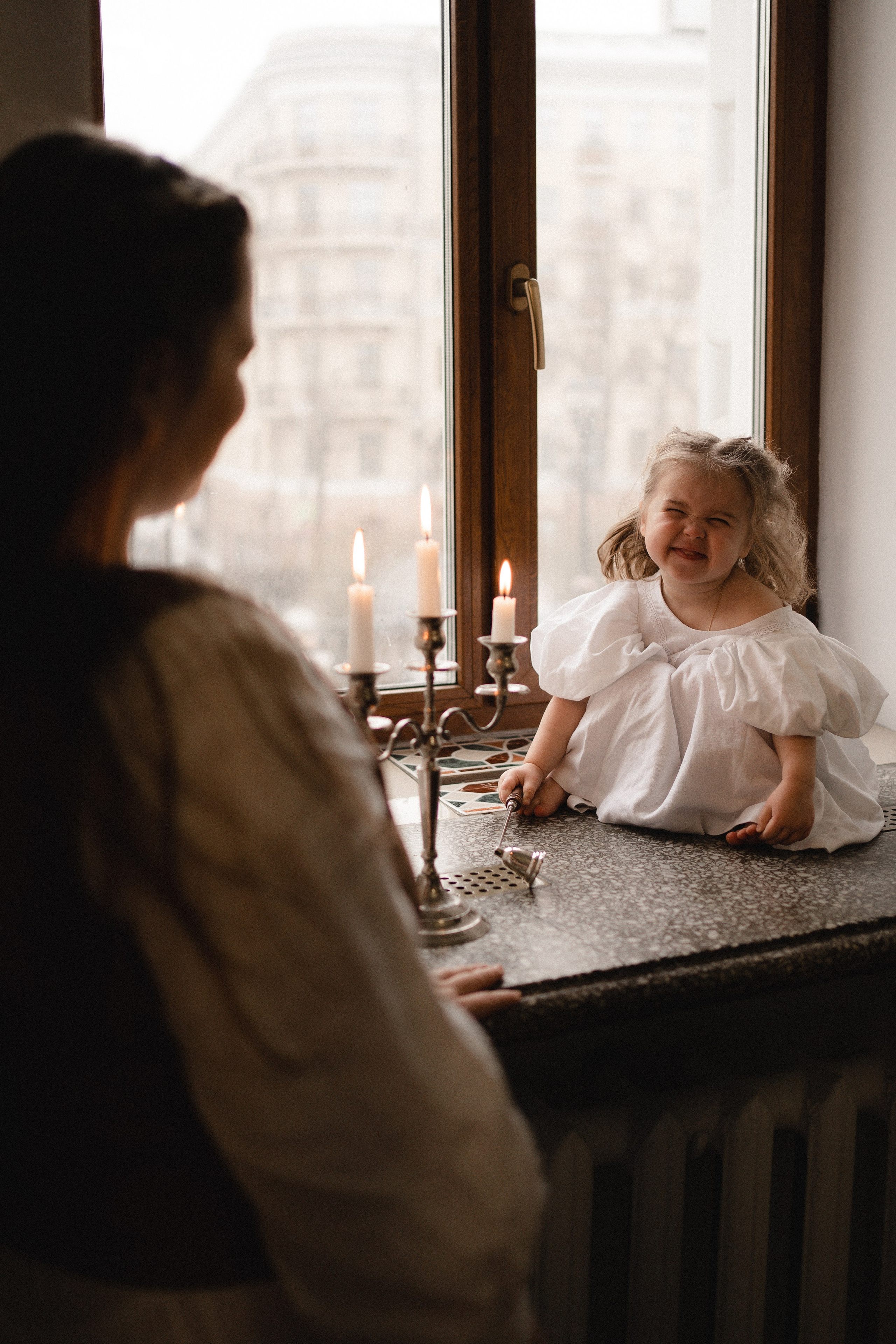 Винтажная фотосессия с дочкой. Семейный фотограф в Москве и в Домодедово Екатерина Патракова
