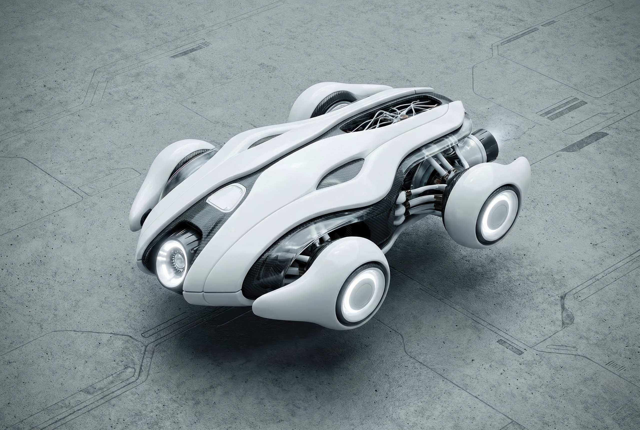 Рекламный концепт: робот-пылесос. Фотохудожник Наталия Кирсанова