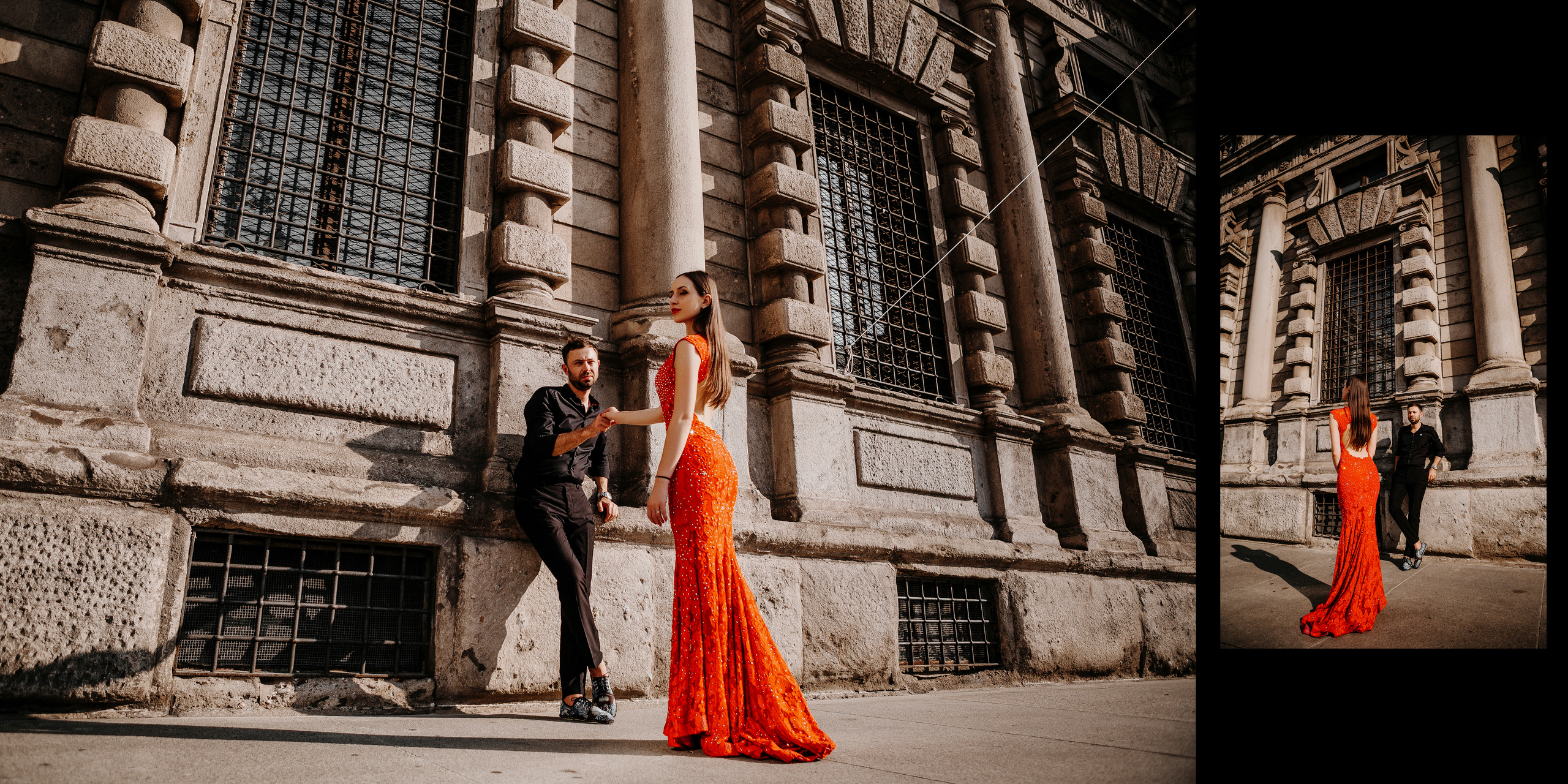 Максим и Дарья. Photographer and videographer for wedding in Italy: Rome, Milan, Venic