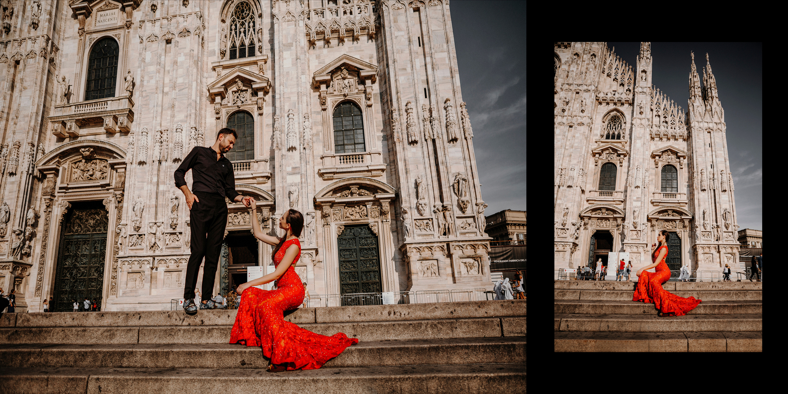 Максим и Дарья. Photographer and videographer for wedding in Italy: Rome, Milan, Venic