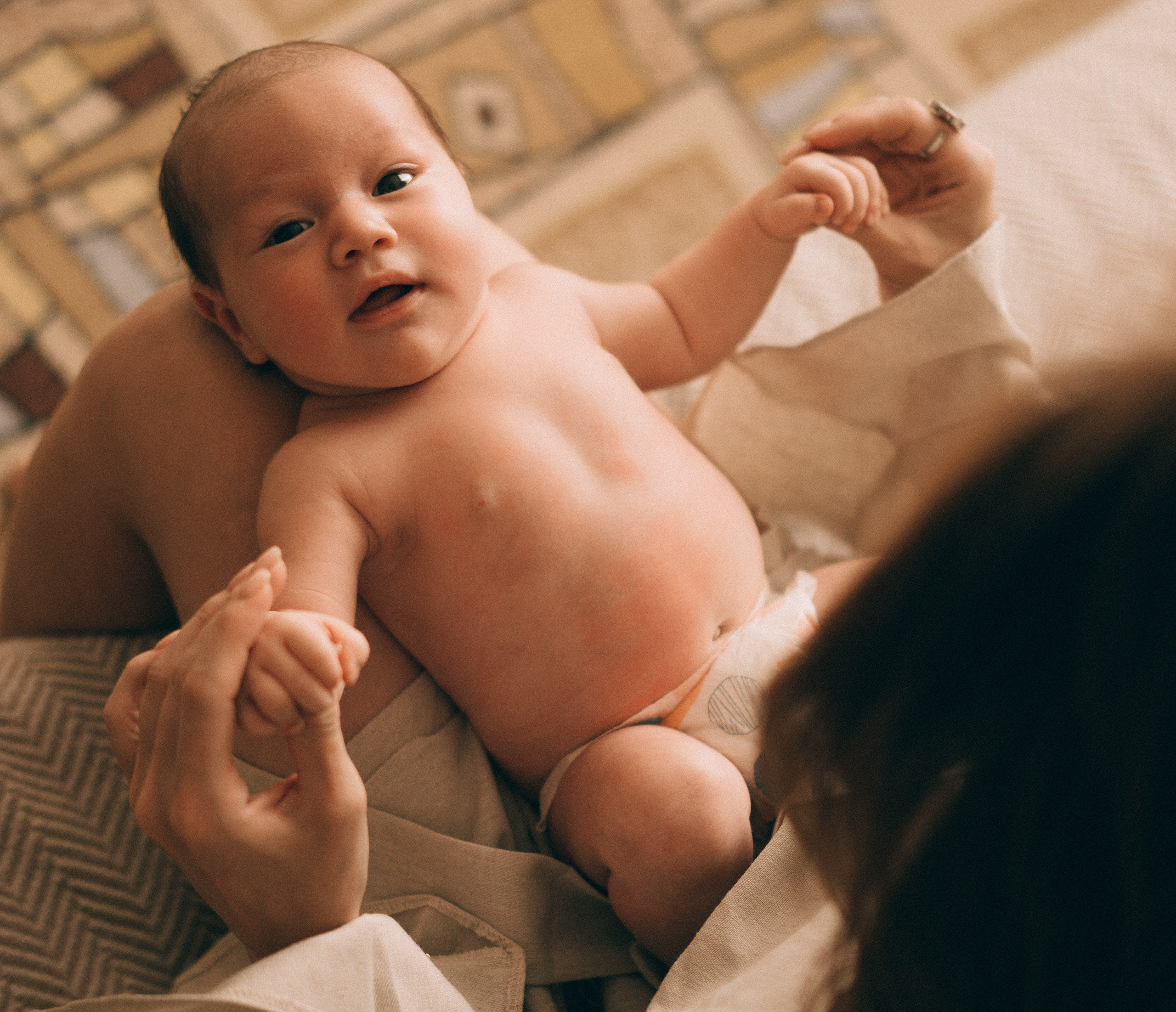 Домашняя фотосессия вчетвером. Семейный, ньюборн фотограф, фотограф на роды в Москве, Виктория Тюльдюкова