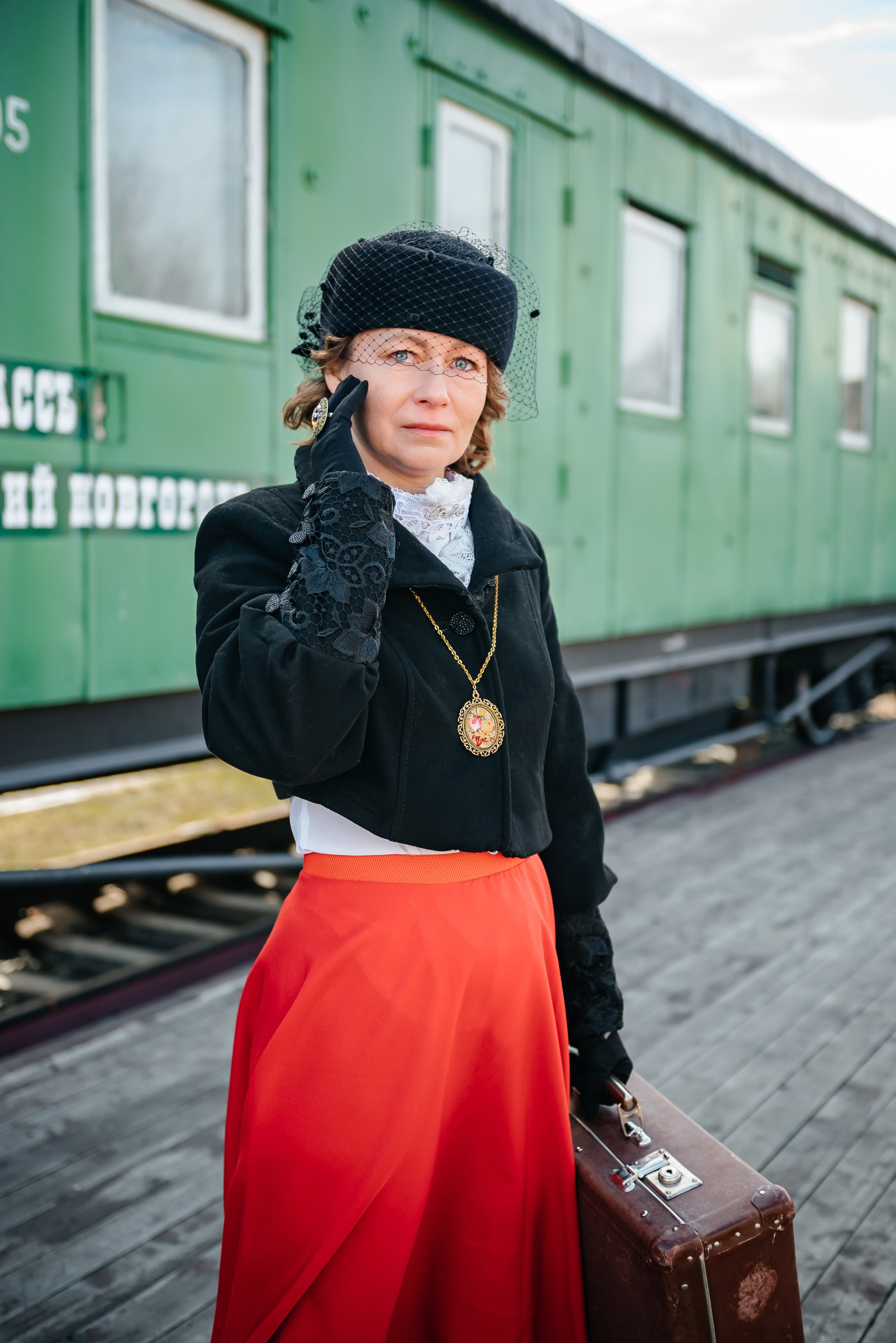 Наталья и Ретропоезд. Свадебный и семейный фотограф в Дзержинске Екатерина Шулакова