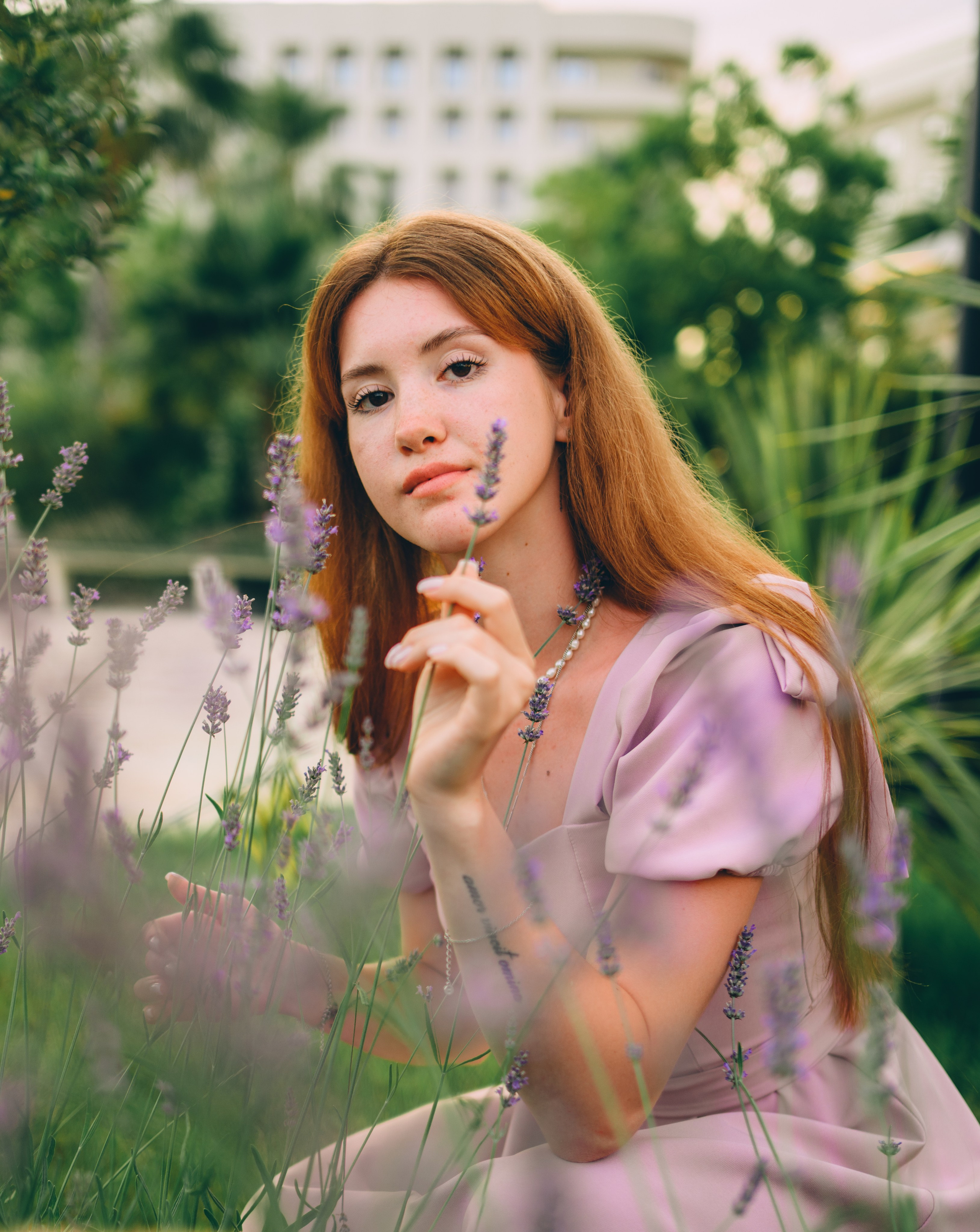 Пальмы, бананы и закат. Музыкальный сад. Свадебный и семейный фотограф София Невская