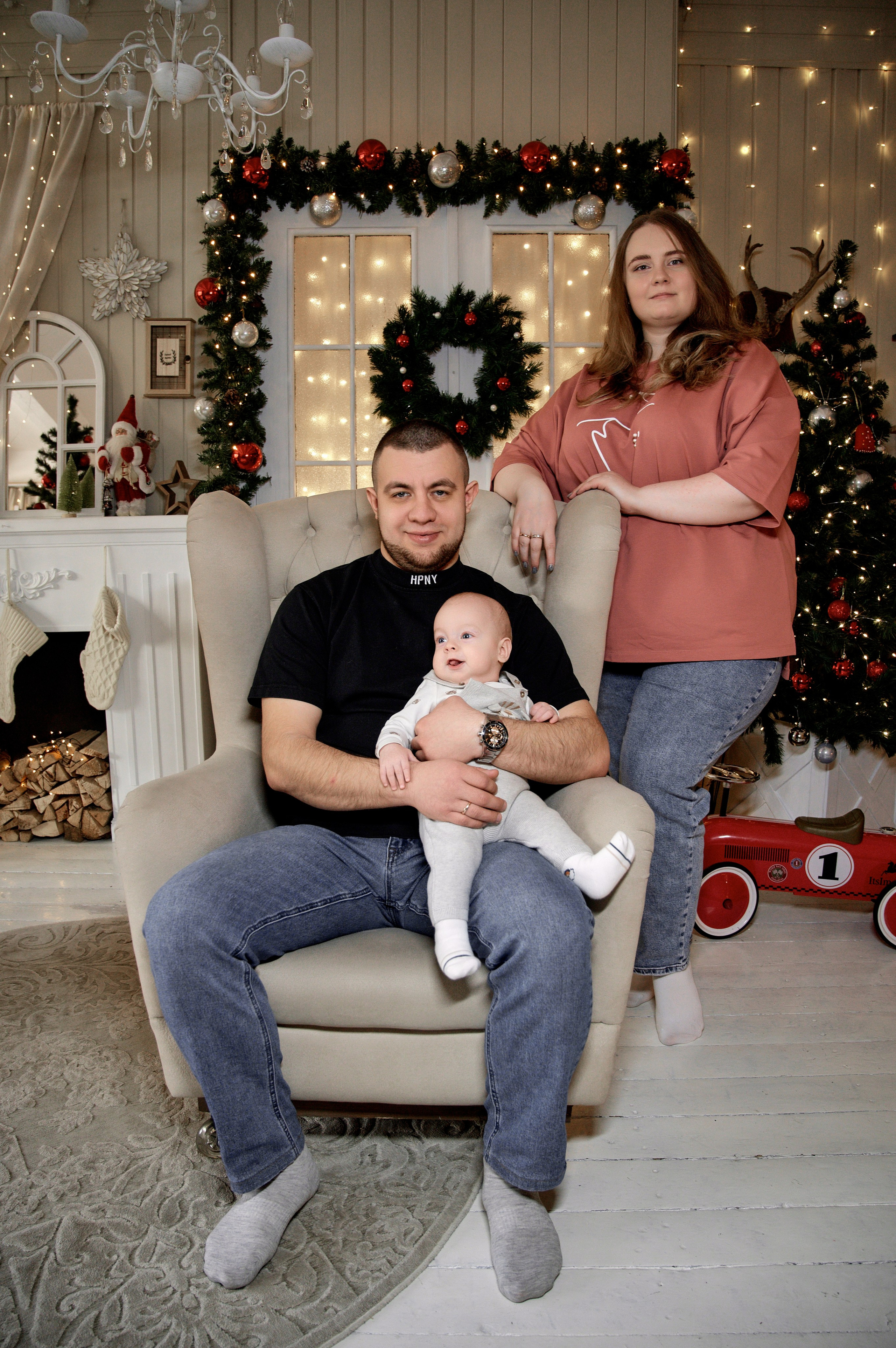 Новогодний семейные портрет