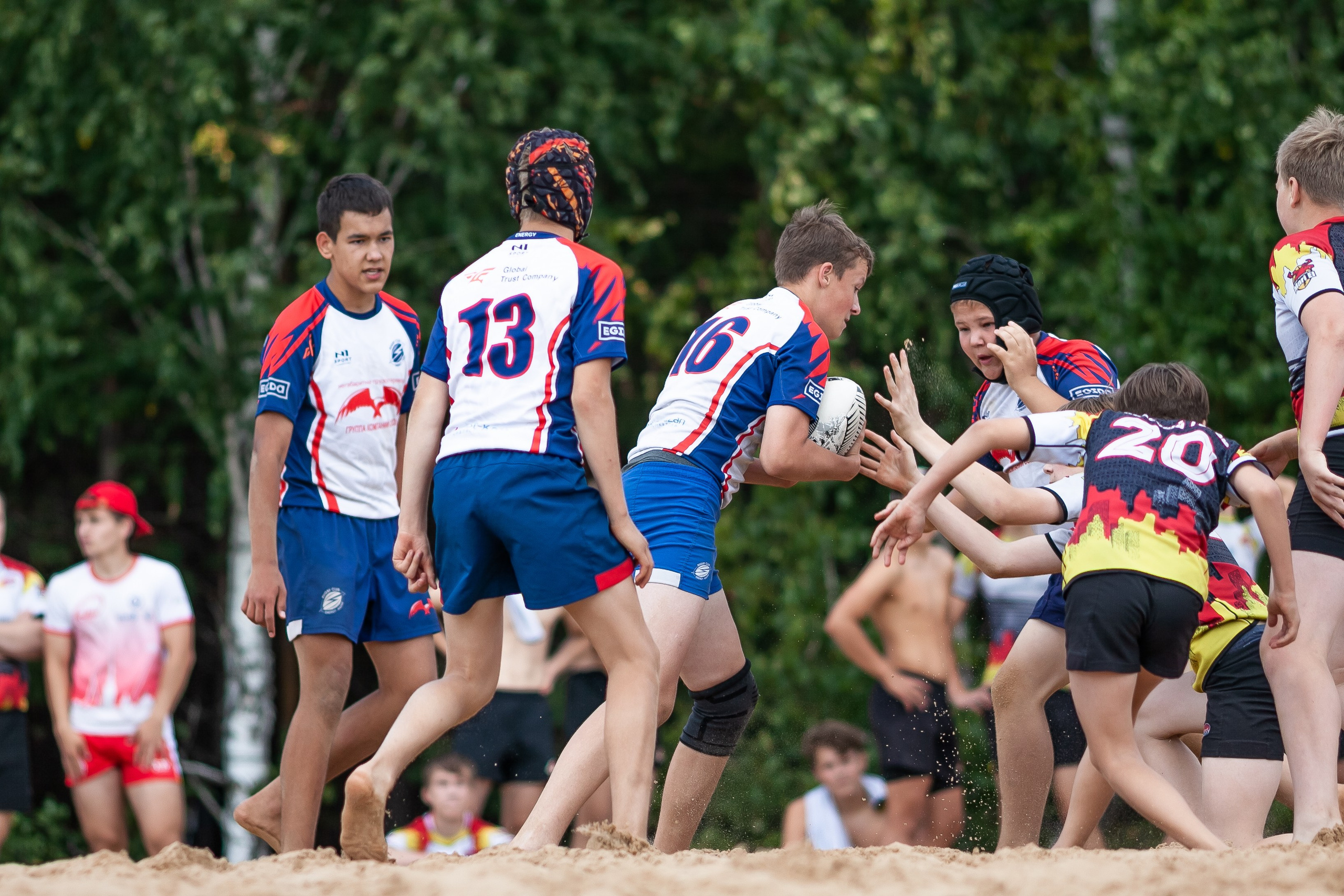 «Кубок «Молота» по пляжному Регби. Фотография