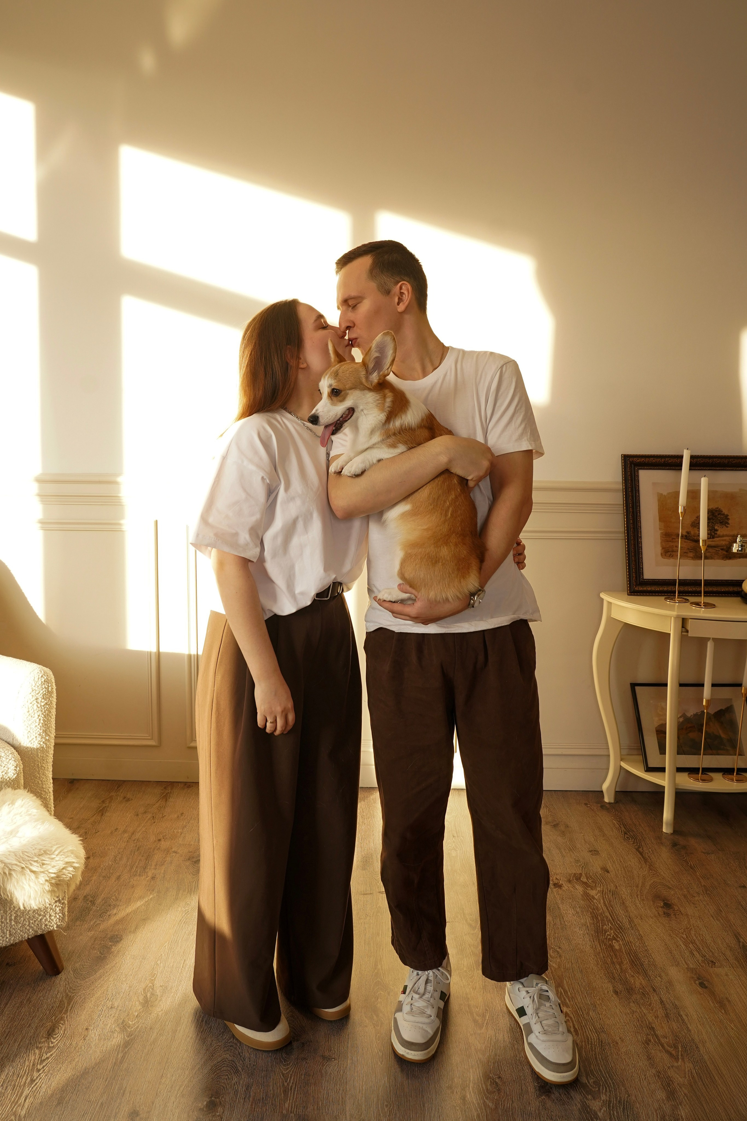 Кирилл, Анастасия и собачка Мира). Анна, фотограф Москва, Зеленоград