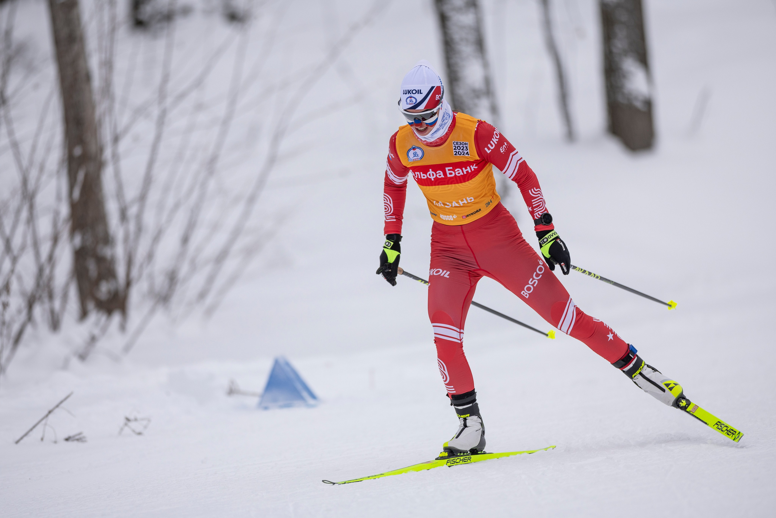 Кубок Росси по лыжным гонкам 2024. Женщины 10 км. Спортивный репортажный фотограф Казань Нафис Сиразетдинов
