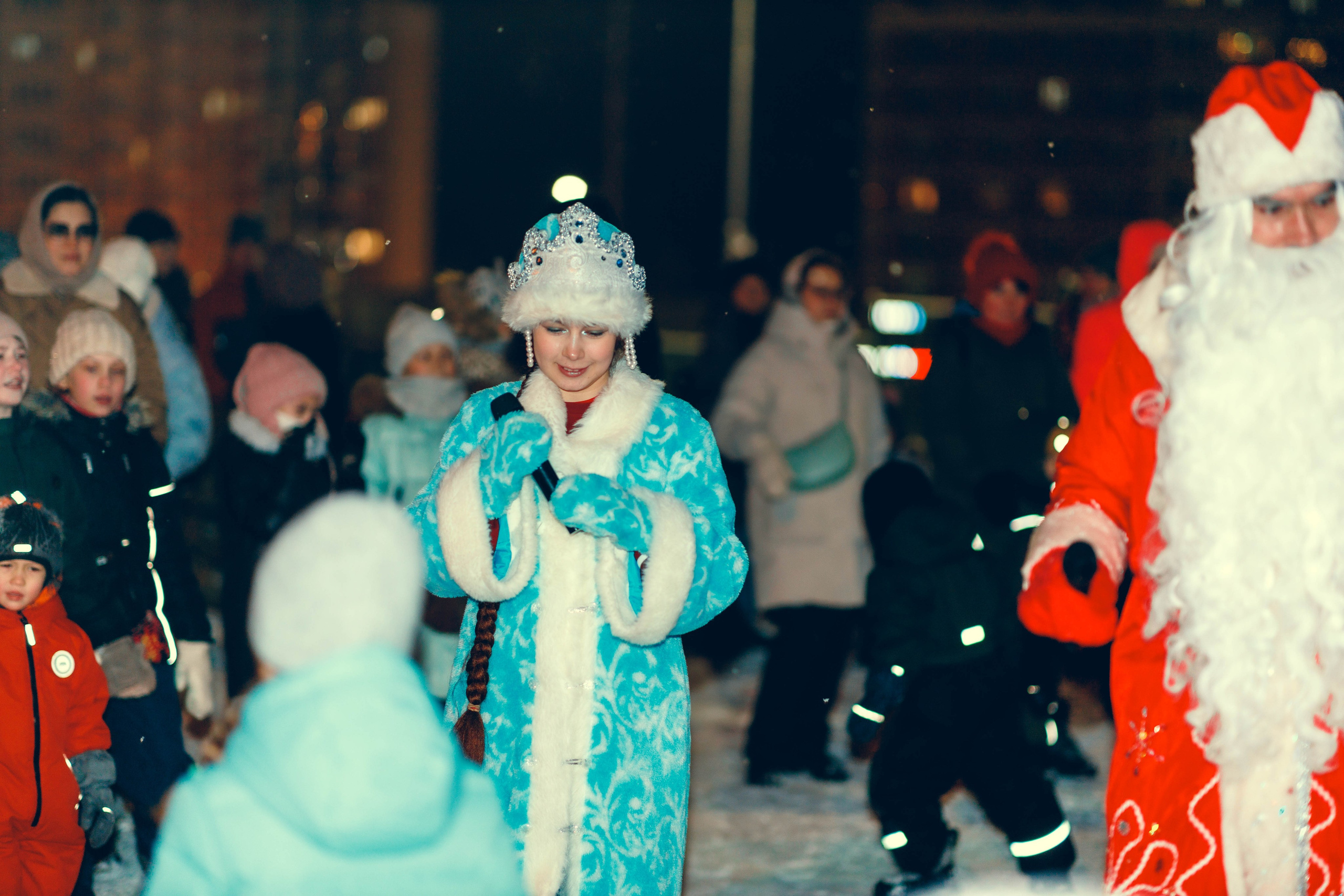 Елка в микрорайоне Университет. Фотограф г. Чебоксары Николай Фадеев