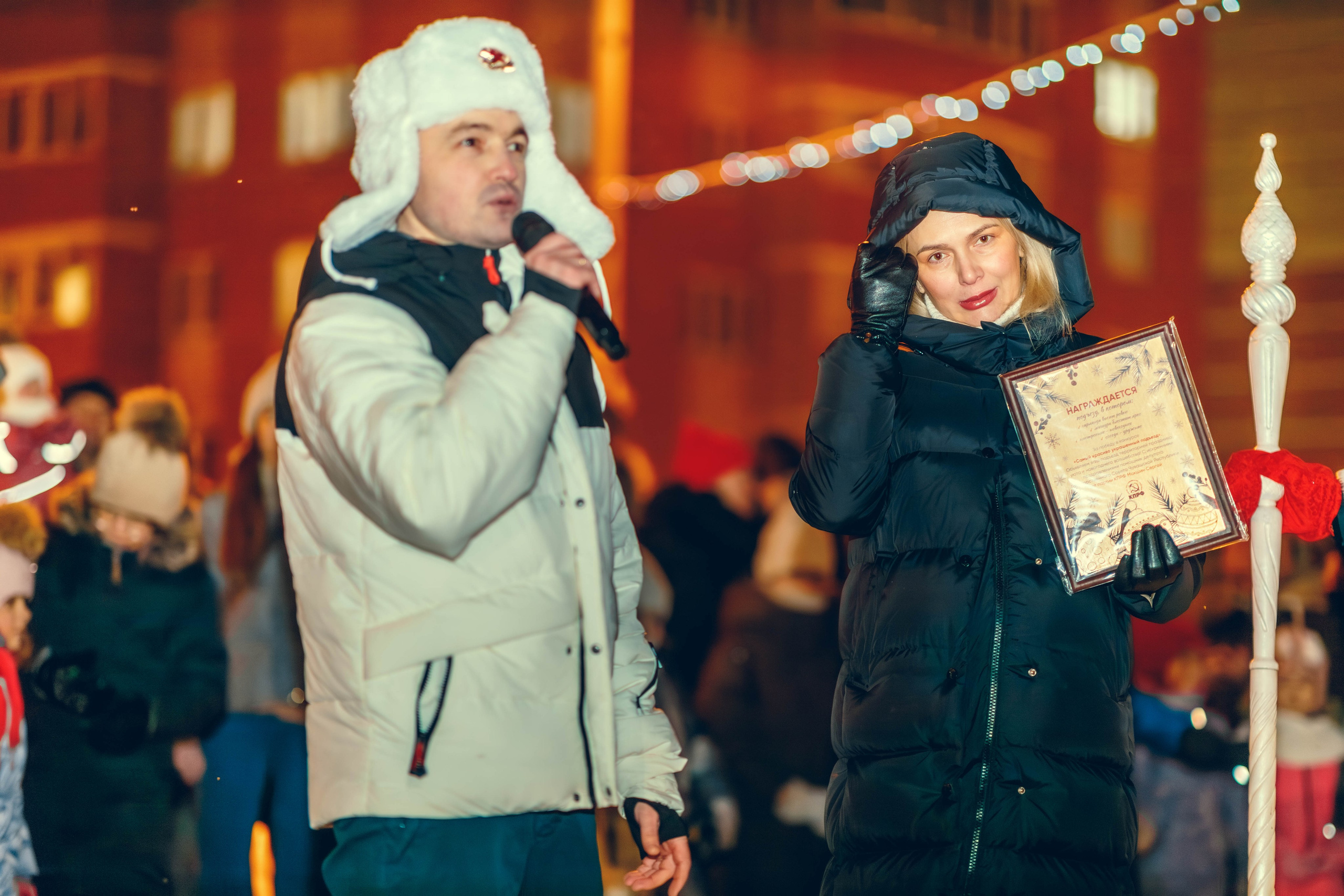 Елка в микрорайоне Университет. Фотограф г. Чебоксары Николай Фадеев