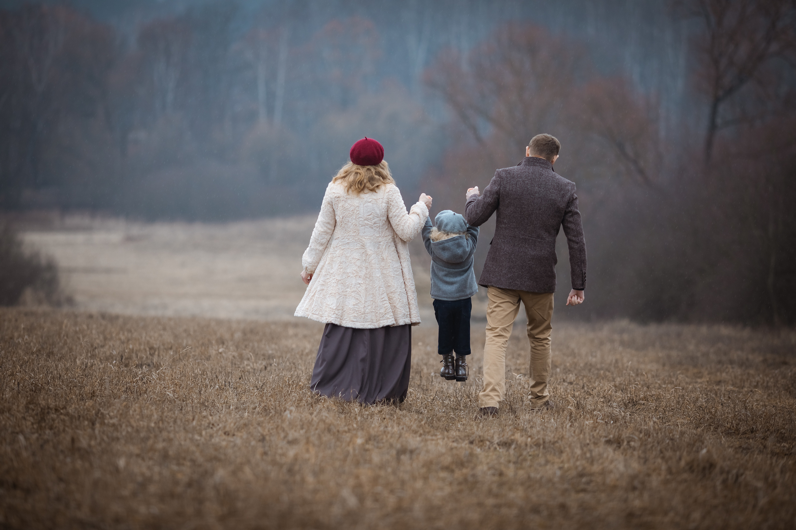 Фотопрогулка для Максима, Екатерины и Саши. Женский семейный фотограф Тула Москва Захарова Анна