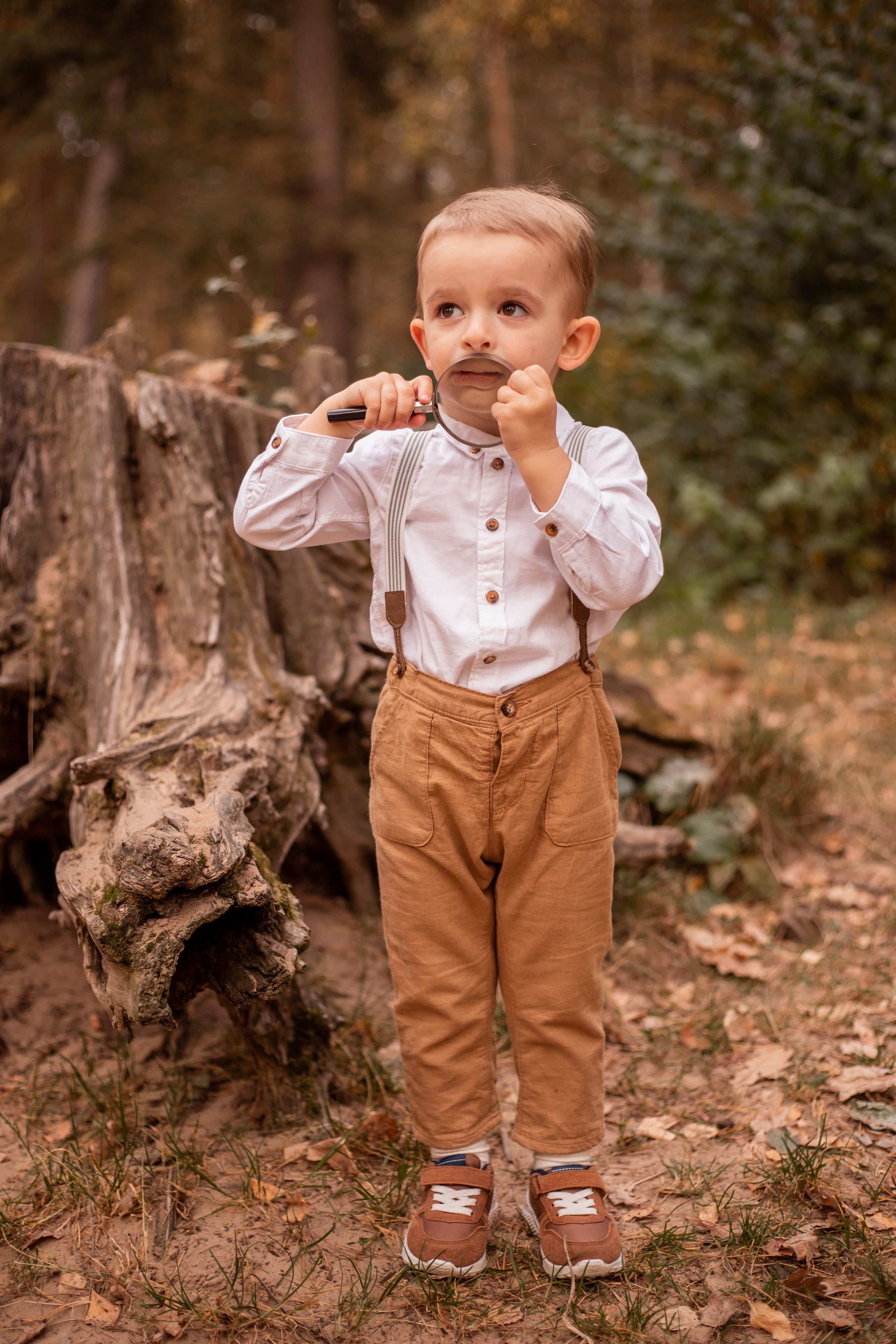 В осеннем лесу. Семейный и детский фотограф в Калуге Вероника Голованова