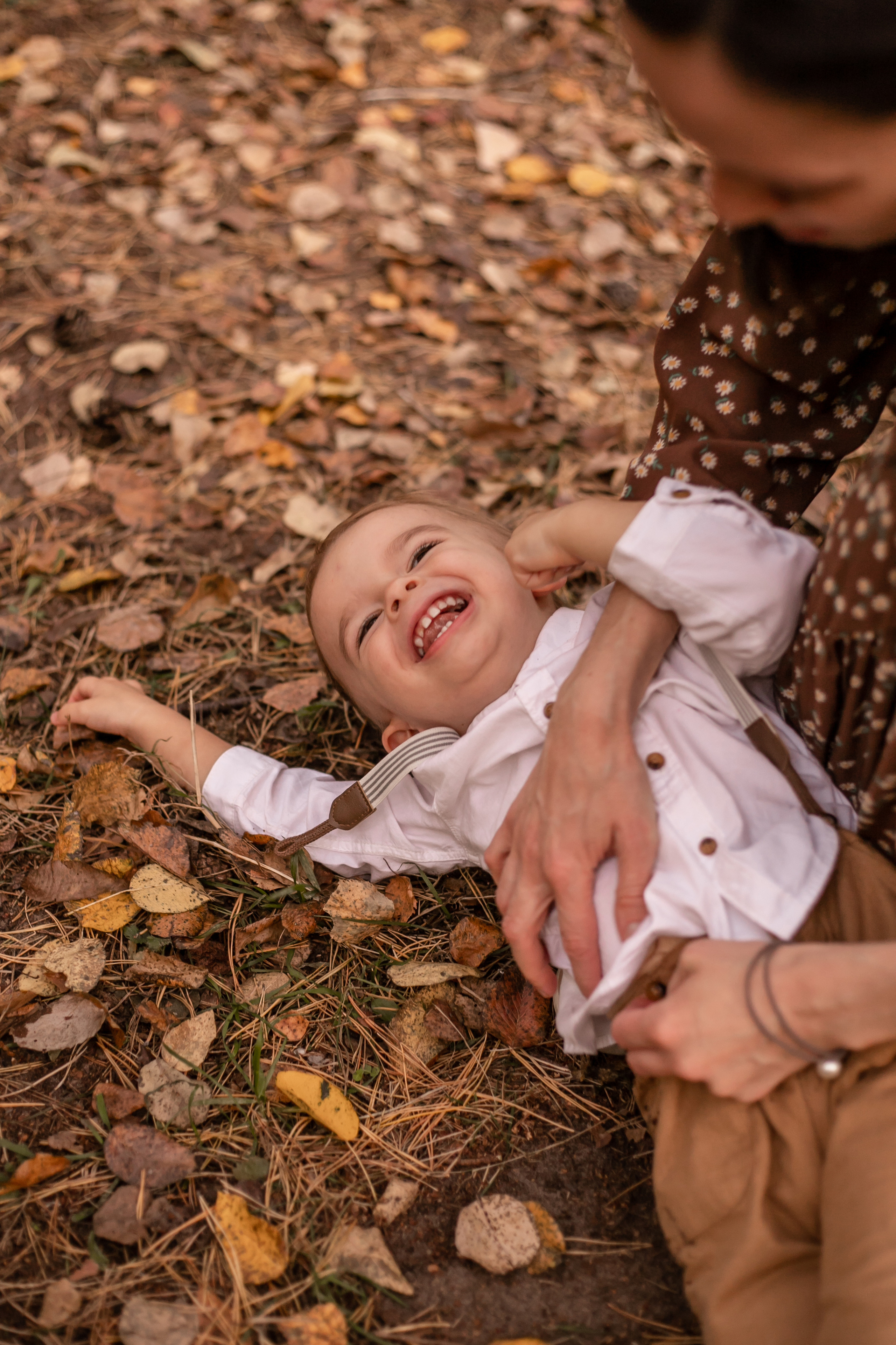 В осеннем лесу. Семейный и детский фотограф в Калуге Вероника Голованова
