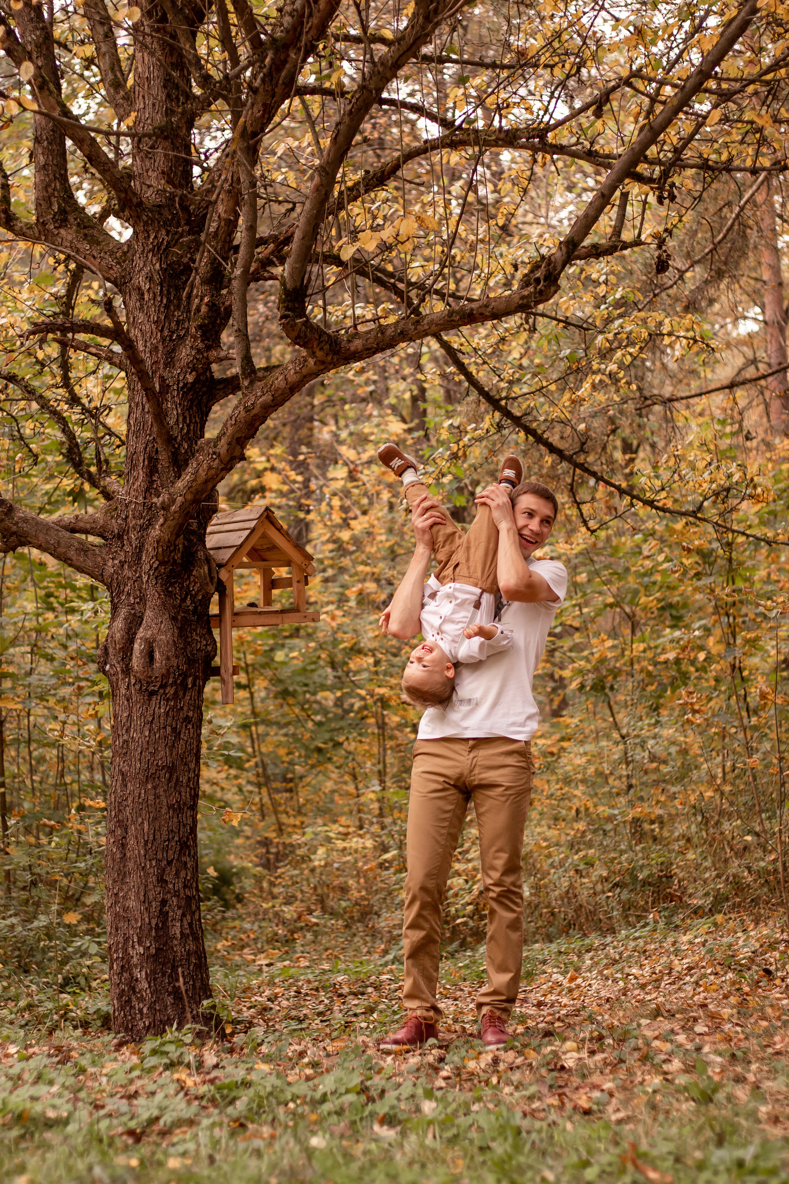 В осеннем лесу. Семейный и детский фотограф в Калуге Вероника Голованова
