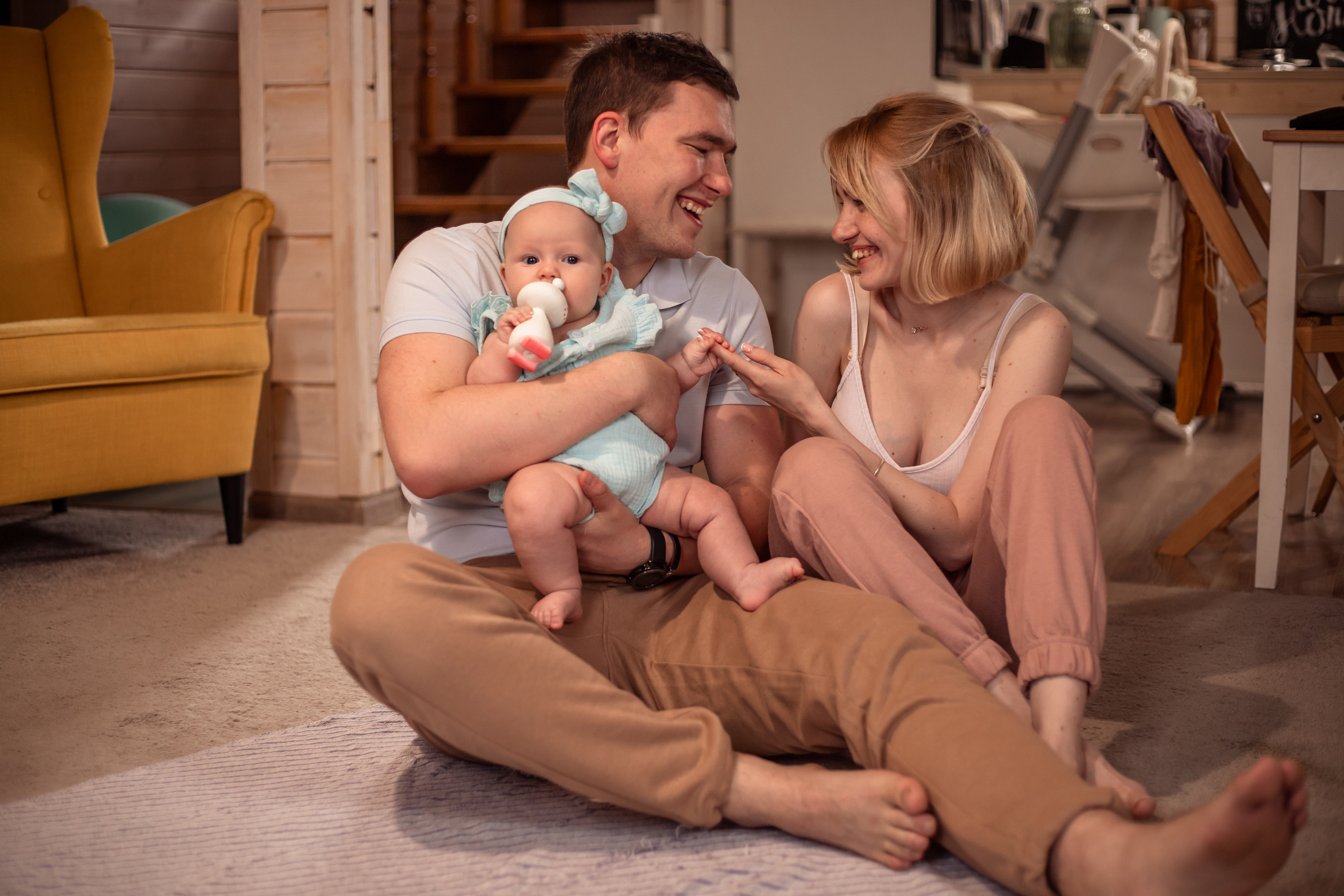 Малышка Лея и ее семья. Семейный и детский фотограф в Калуге Вероника Голованова