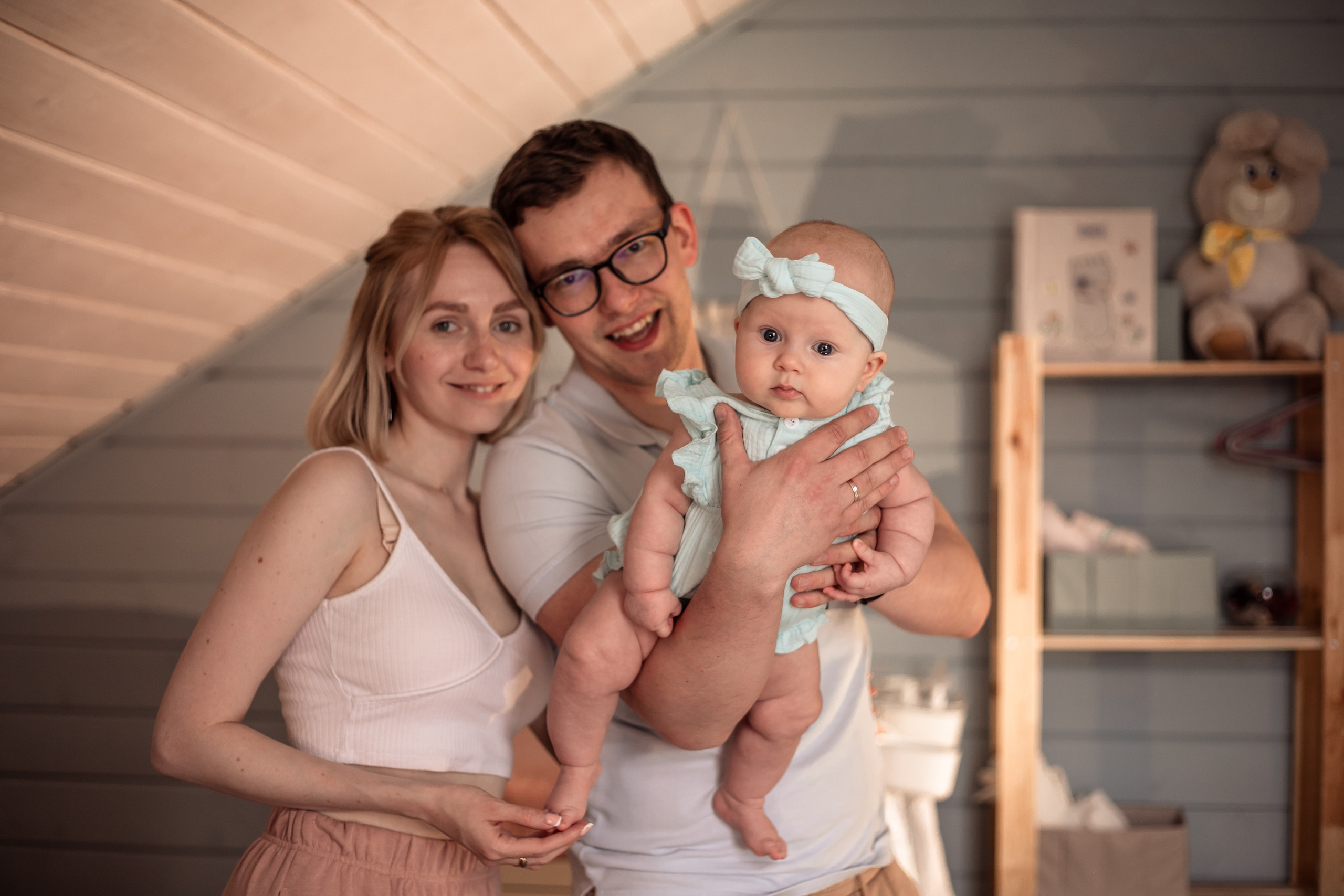 Малышка Лея и ее семья. Семейный и детский фотограф в Калуге Вероника Голованова