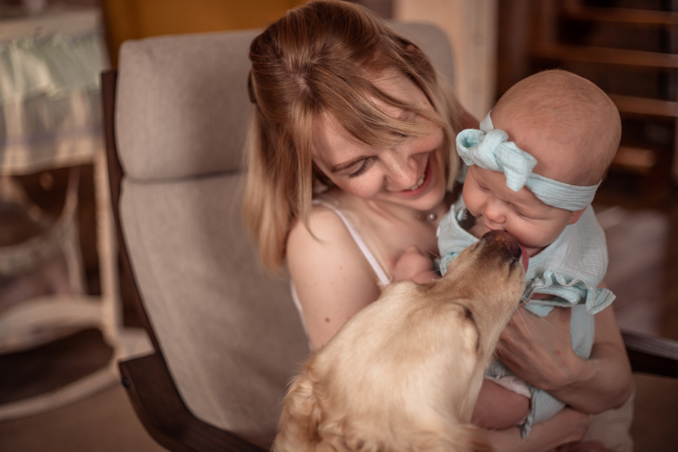 Малышка Лея и ее семья. Семейный и детский фотограф в Калуге Вероника Голованова