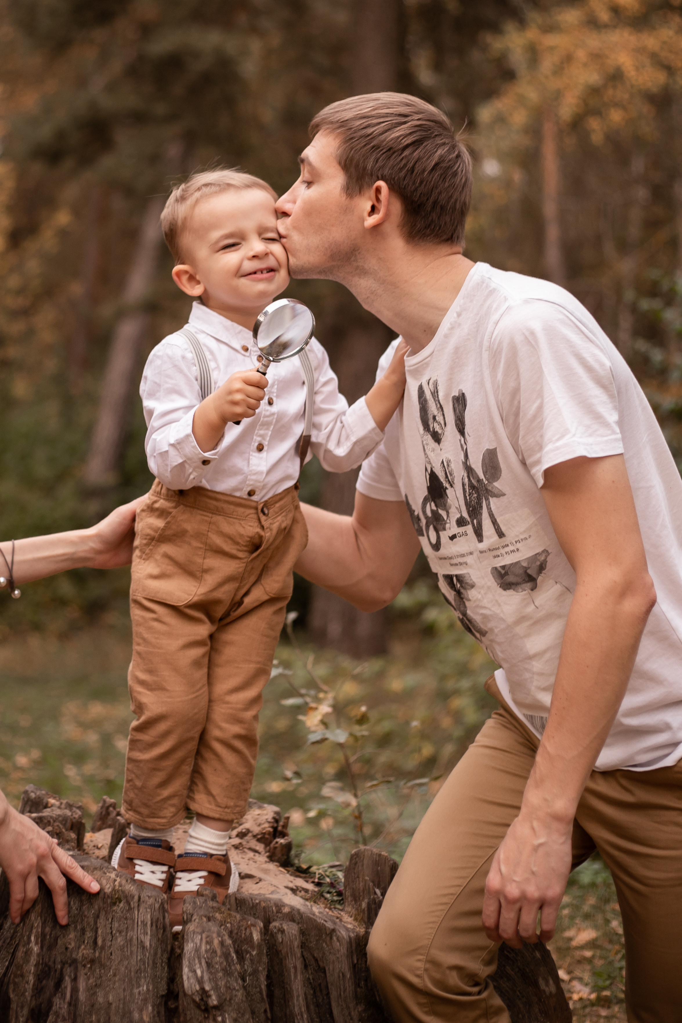 В осеннем лесу. Семейный и детский фотограф в Калуге Вероника Голованова