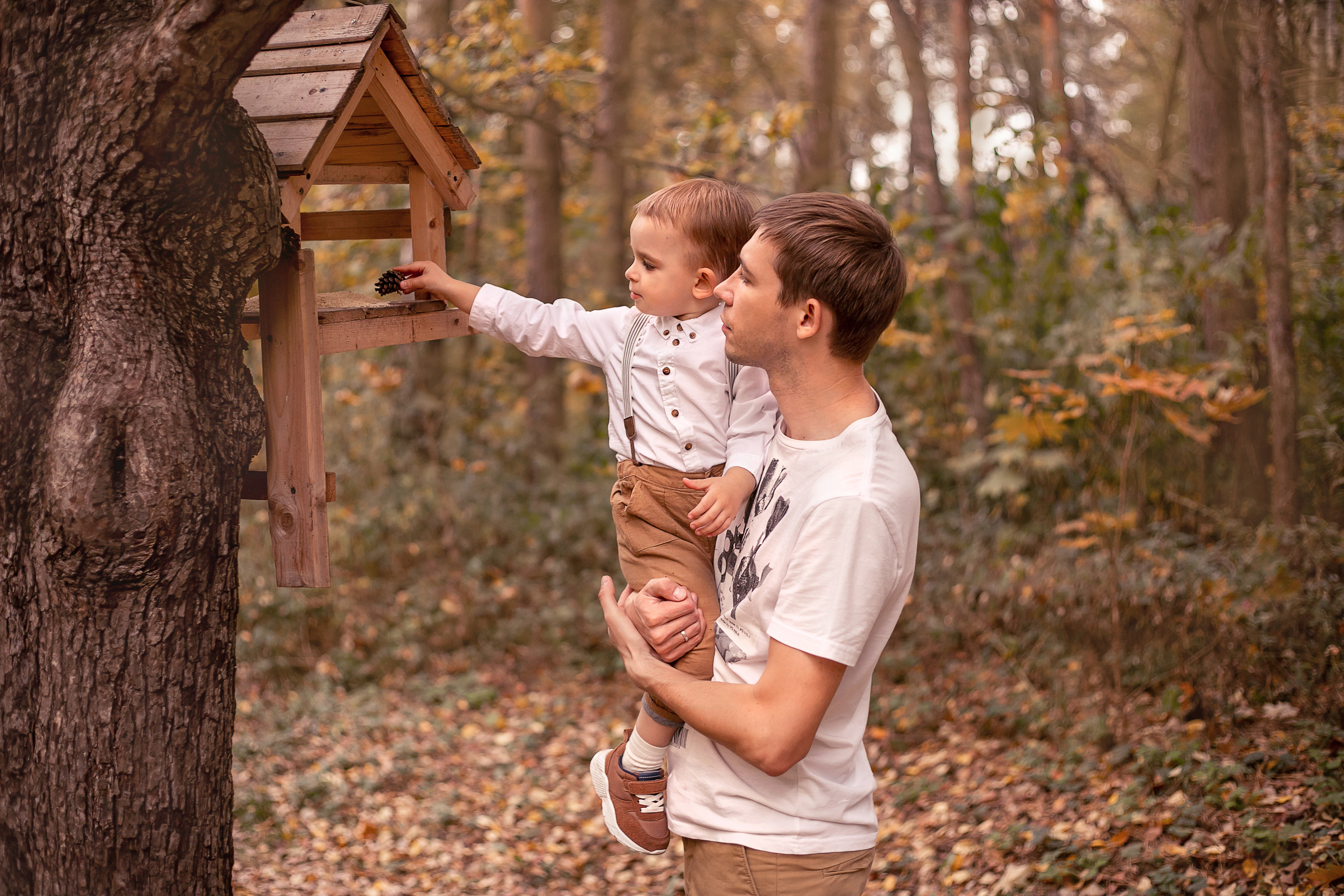 В осеннем лесу. Семейный и детский фотограф в Калуге Вероника Голованова