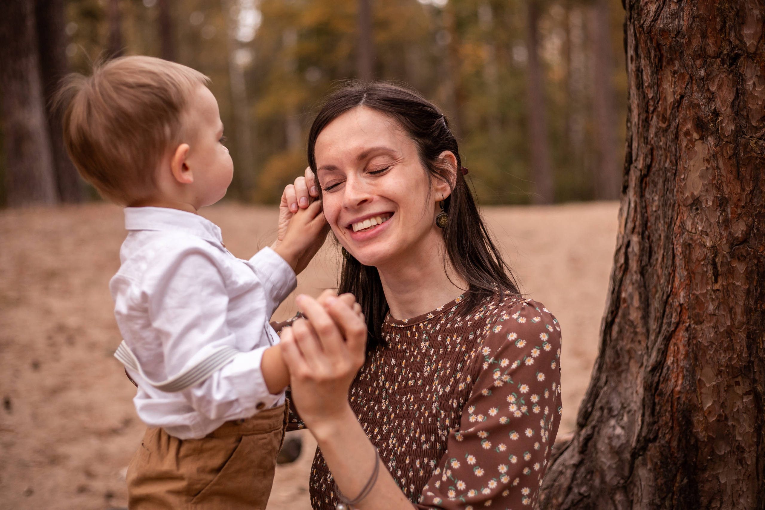 В осеннем лесу. Семейный и детский фотограф в Калуге Вероника Голованова