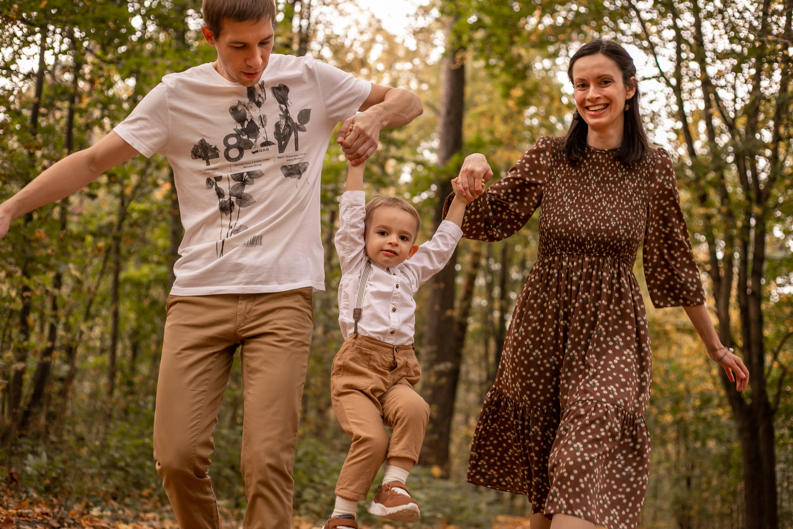 В осеннем лесу. Семейный и детский фотограф в Калуге Вероника Голованова