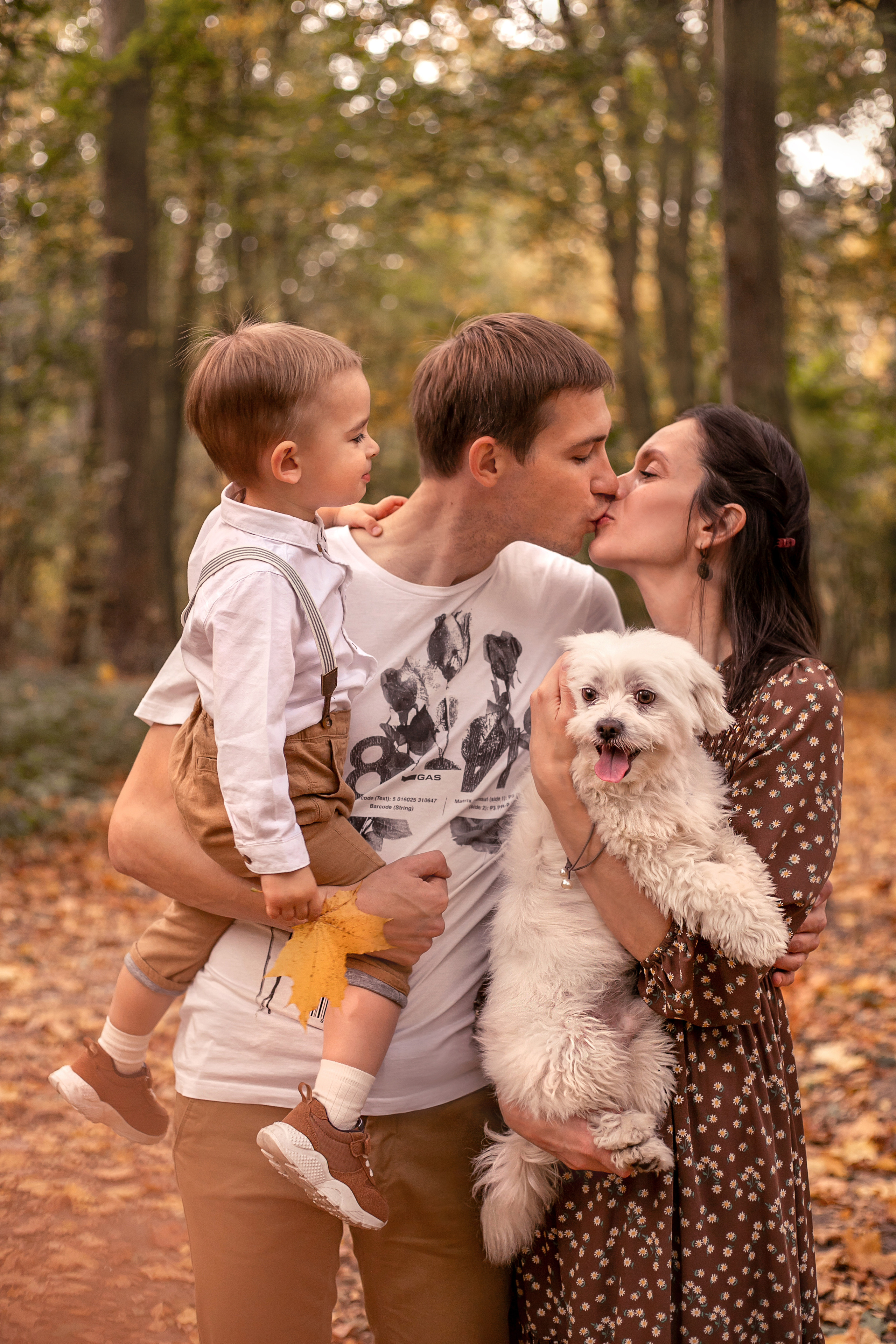 В осеннем лесу. Семейный и детский фотограф в Калуге Вероника Голованова
