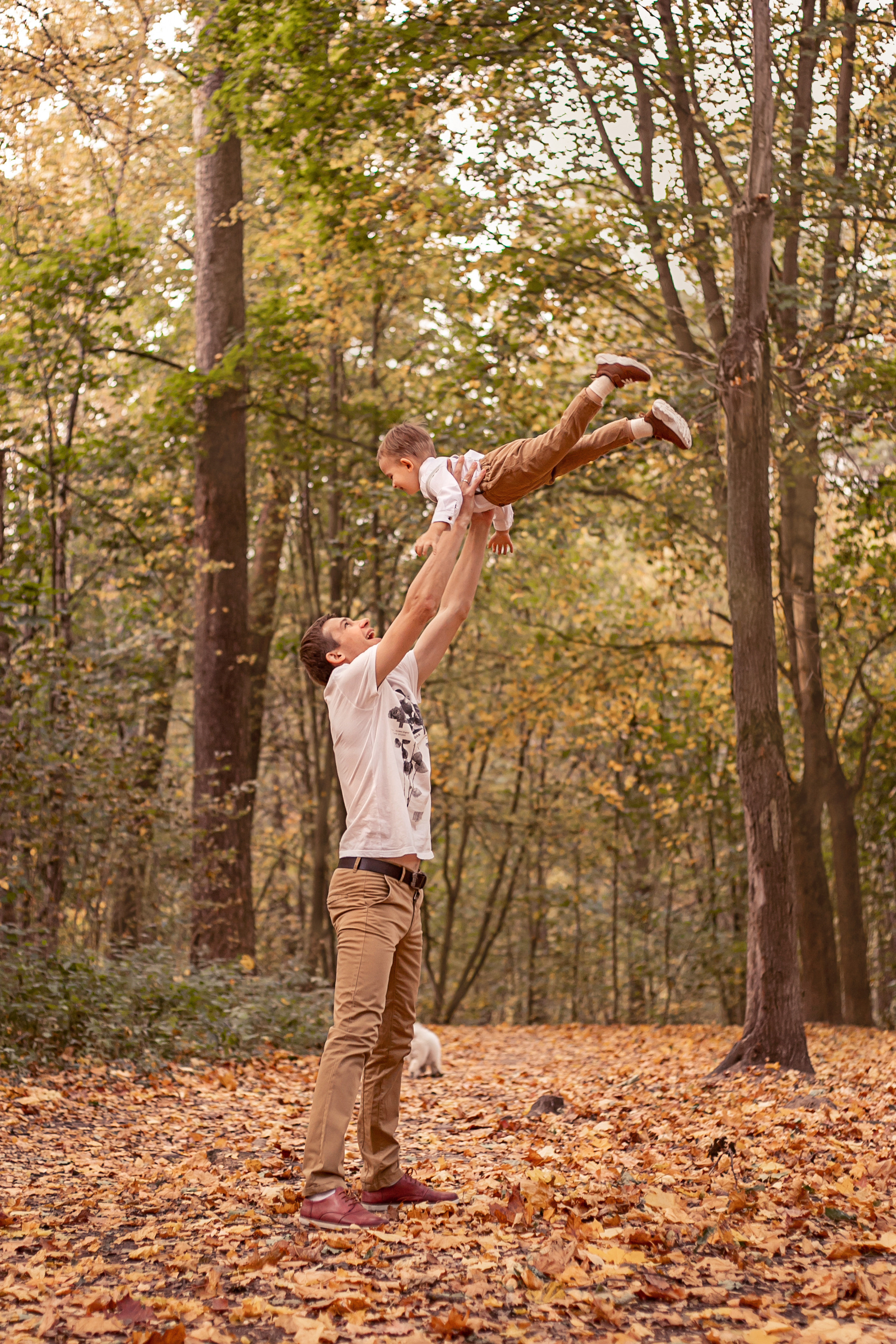 В осеннем лесу. Семейный и детский фотограф в Калуге Вероника Голованова