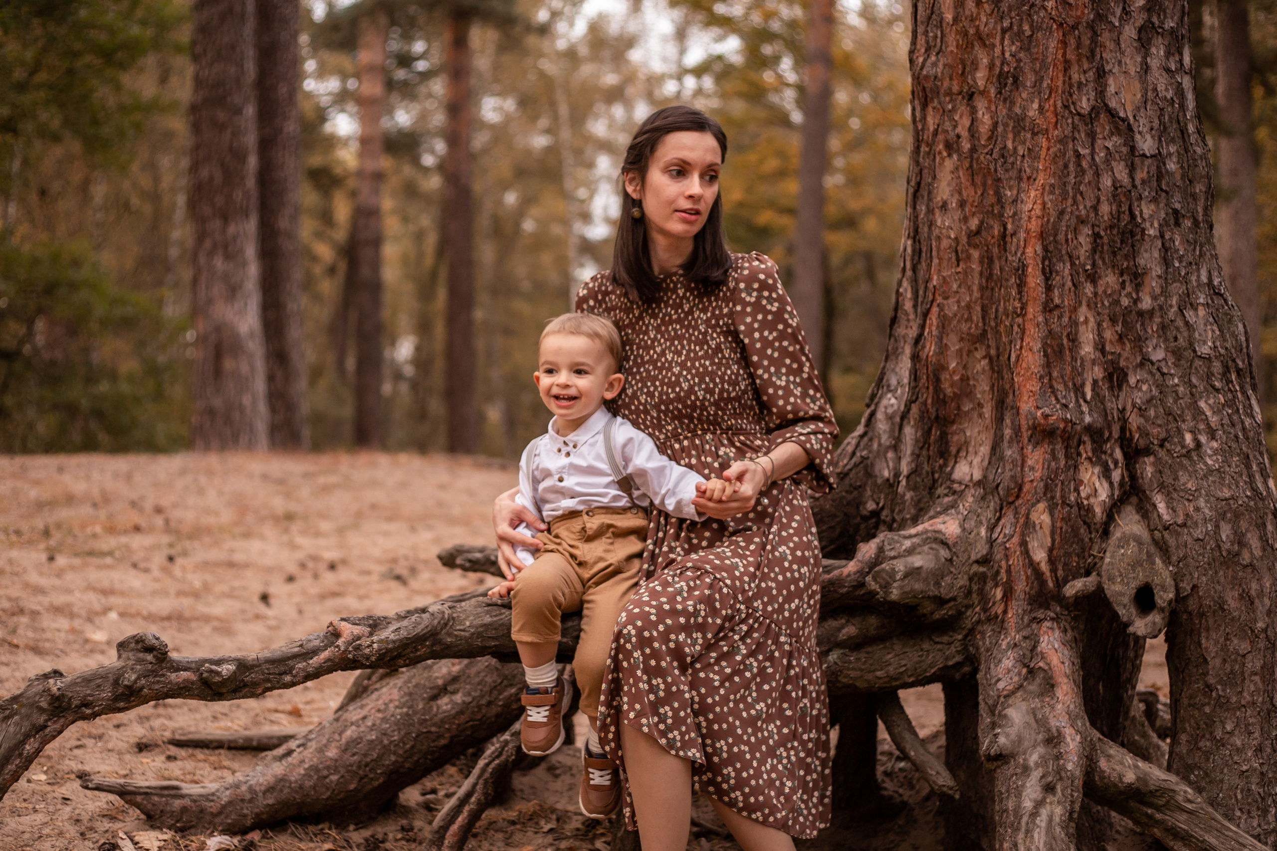 В осеннем лесу. Семейный и детский фотограф в Калуге Вероника Голованова