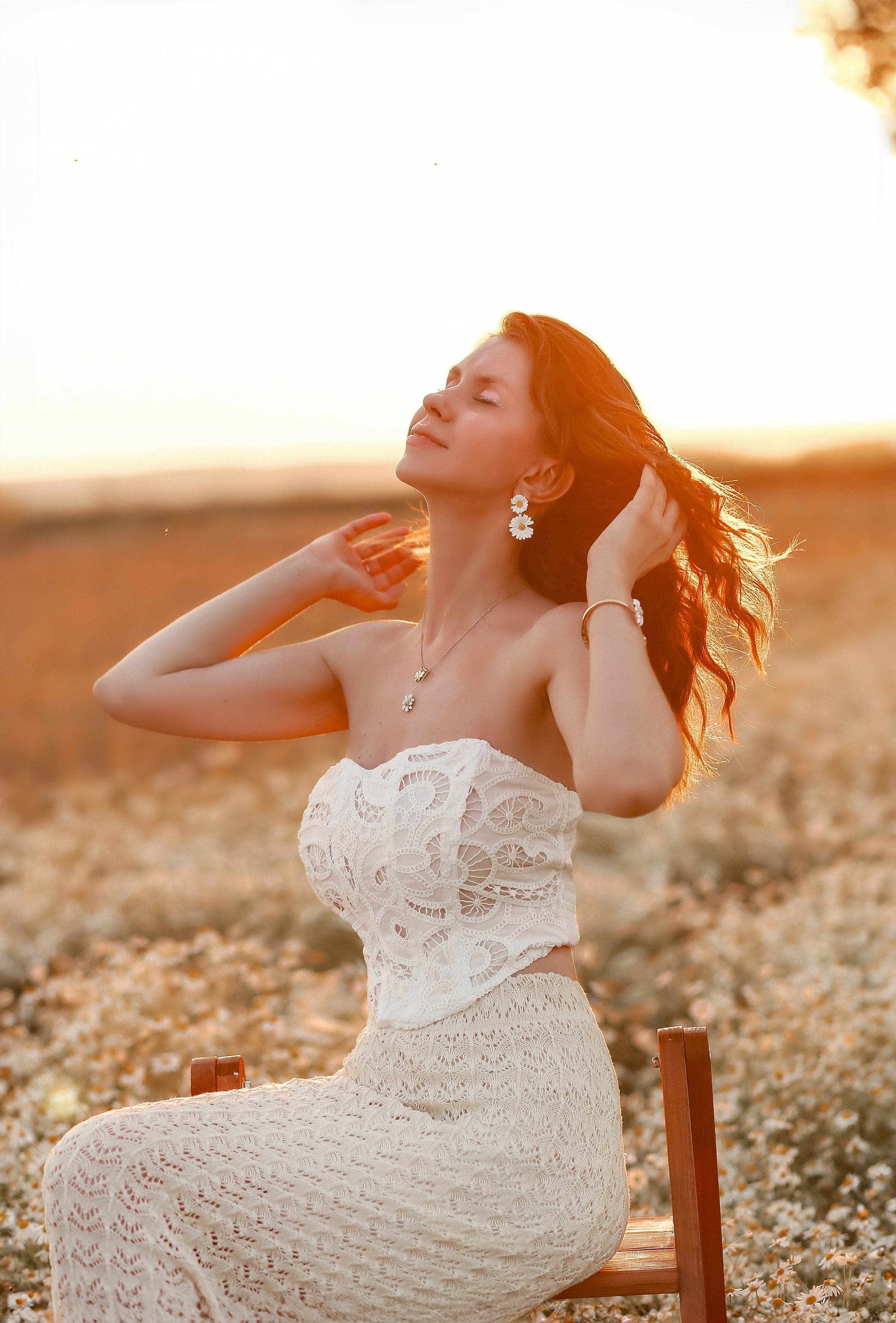 Фотосессия в ромашках и поле пшеницы. Иванова Ирина Свадебный и семейный фотограф г. Уфа