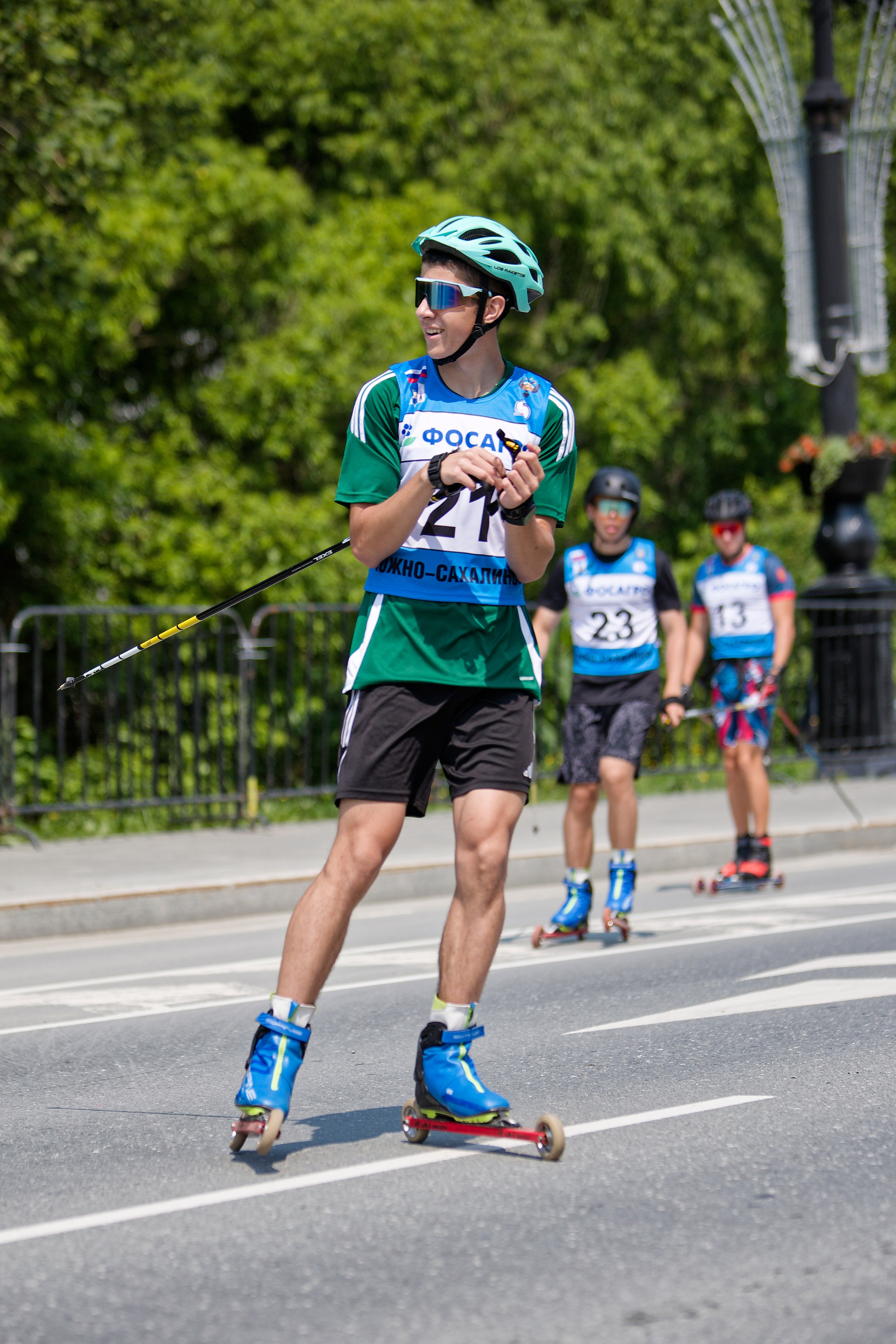 II этап Кубка России по лыжероллерам. Кутузов Евгений Фотограф в Южно-Сахалинске