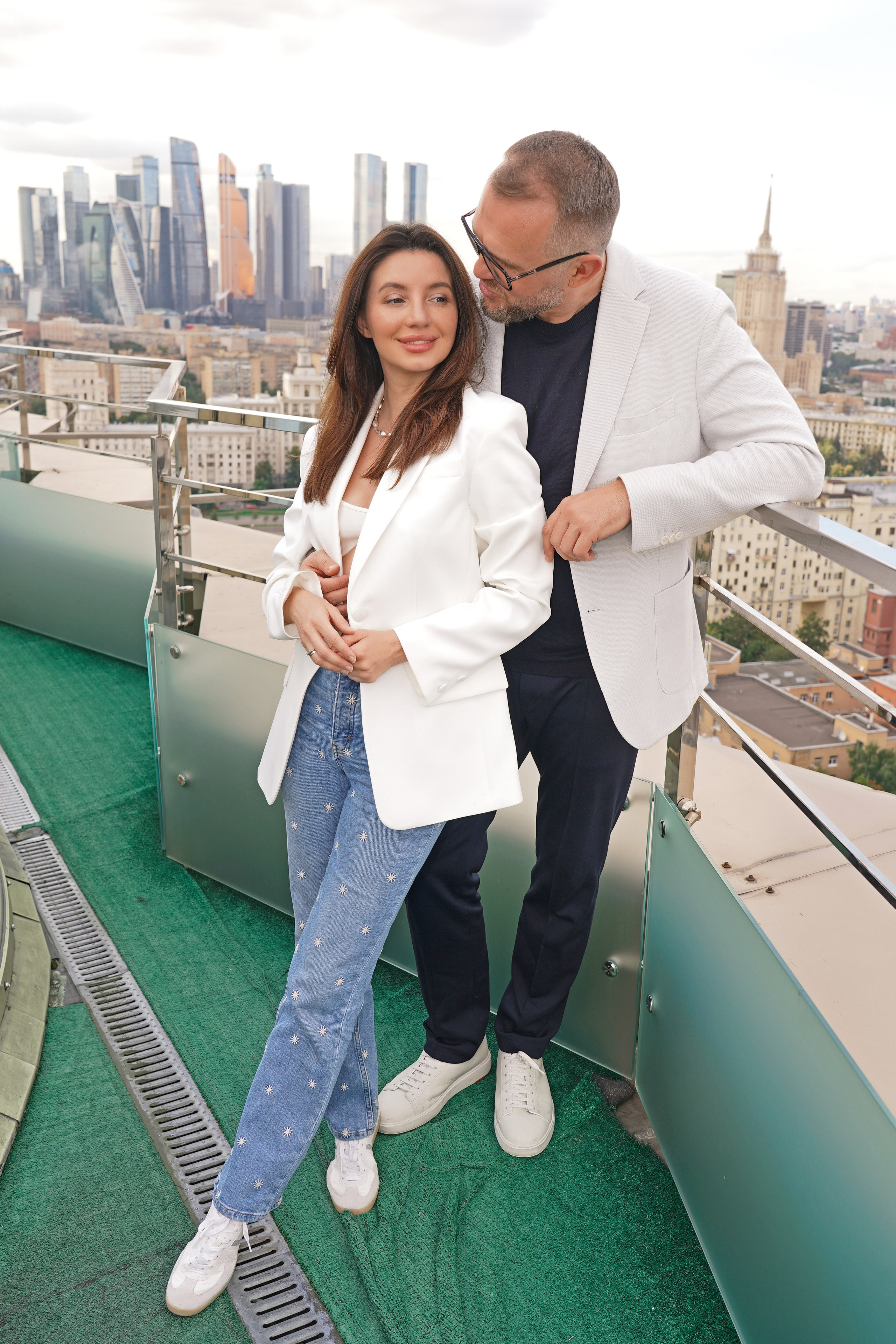 Свидание на крыше. Алена и Андреас. Анна, фотограф Москва, Зеленоград