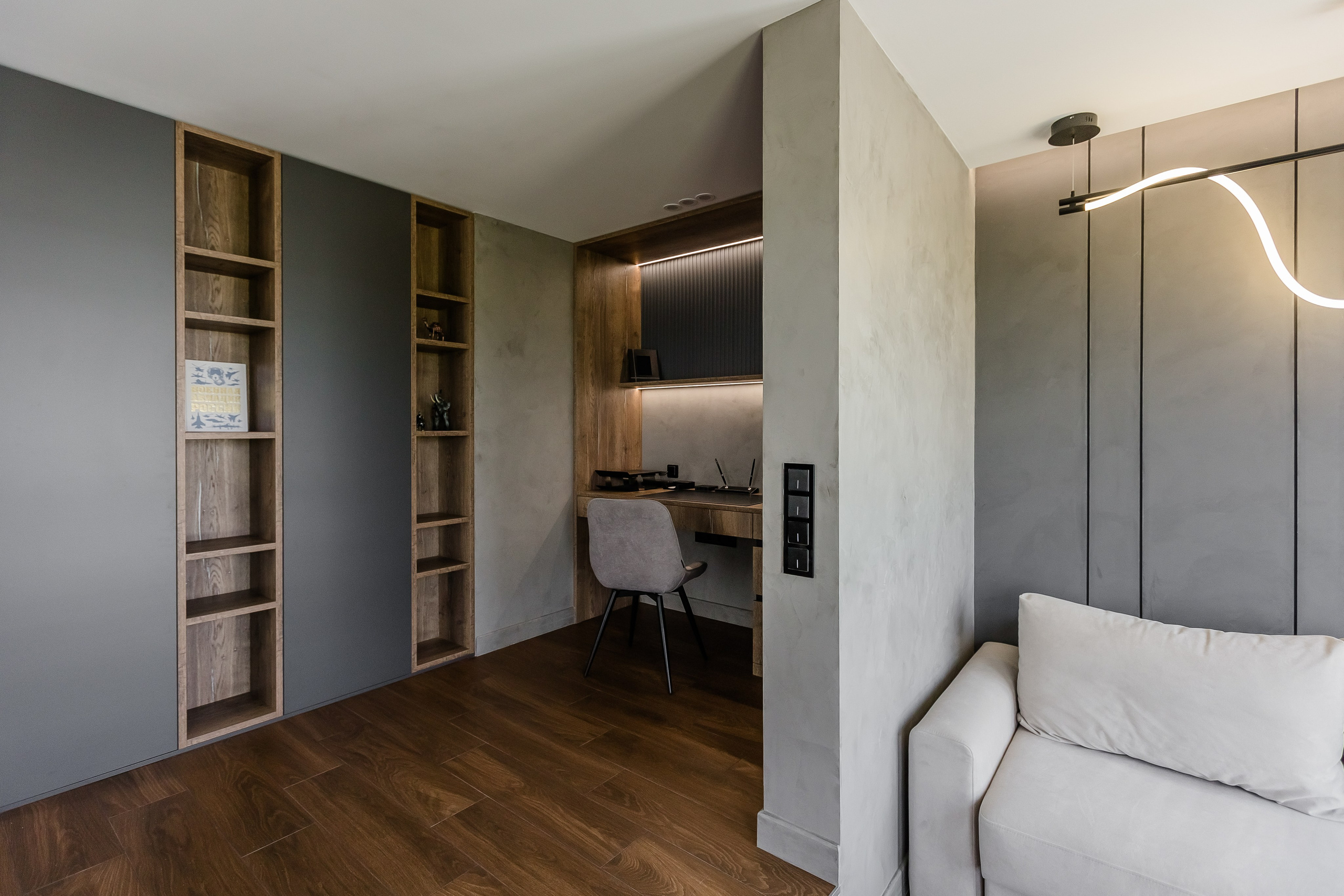 Реализация проекта 5к квартиры в Дубне. Дизайнер интерьера в Дубне, Москве, Дмитрове