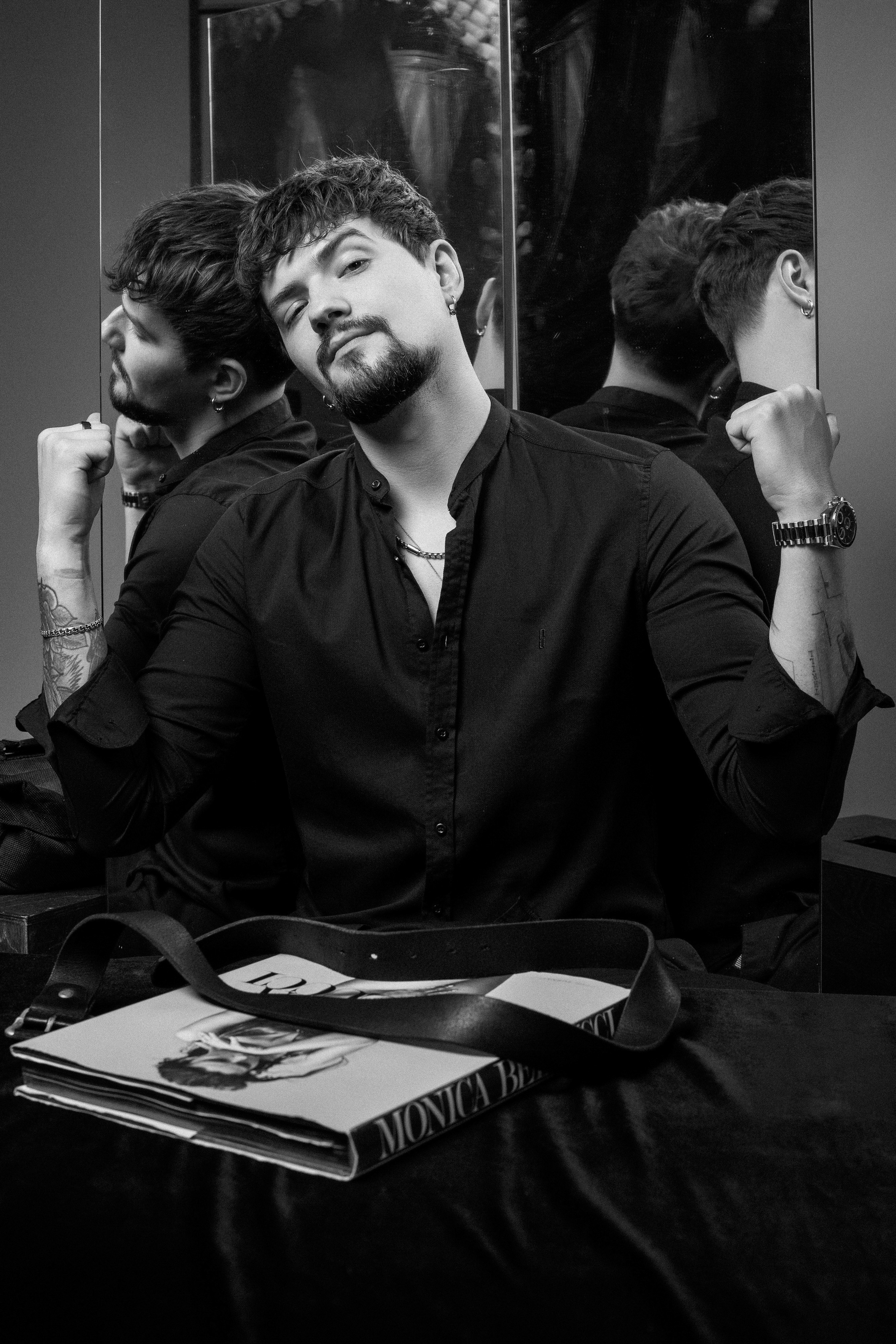 Hot barber. Portrait photographer in Minsk Slava Potalakh