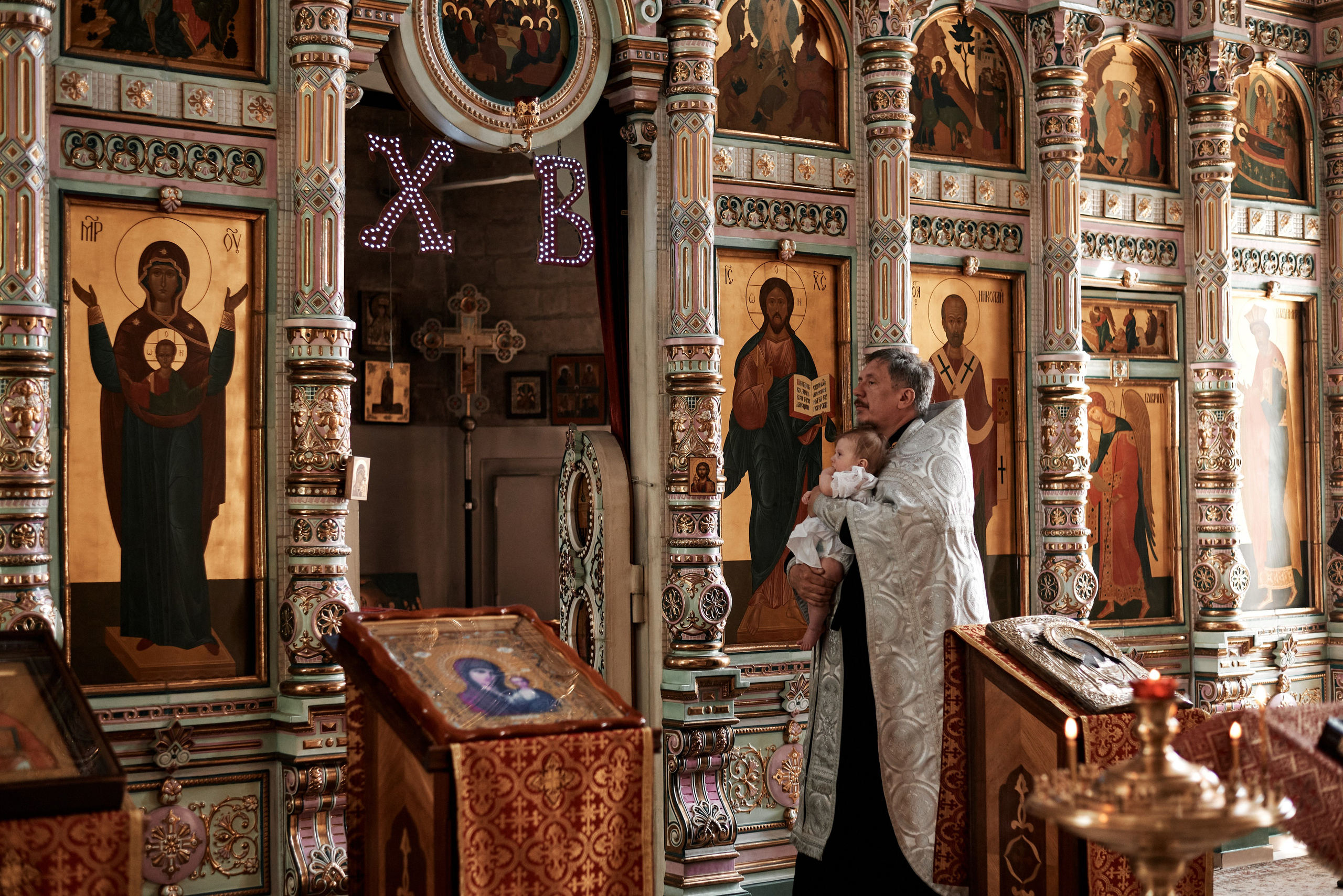 Фотосъемка таинства крещения. Семейный фотограф в Железнодорожном Масаева Елена