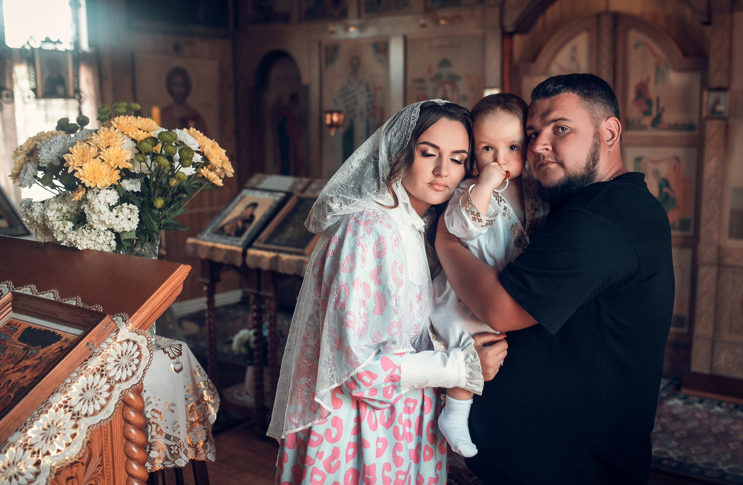 Церковь Покрова Пресвятой Богородицы в Полянах. Семейный фотограф Олеся Батурина Рязань