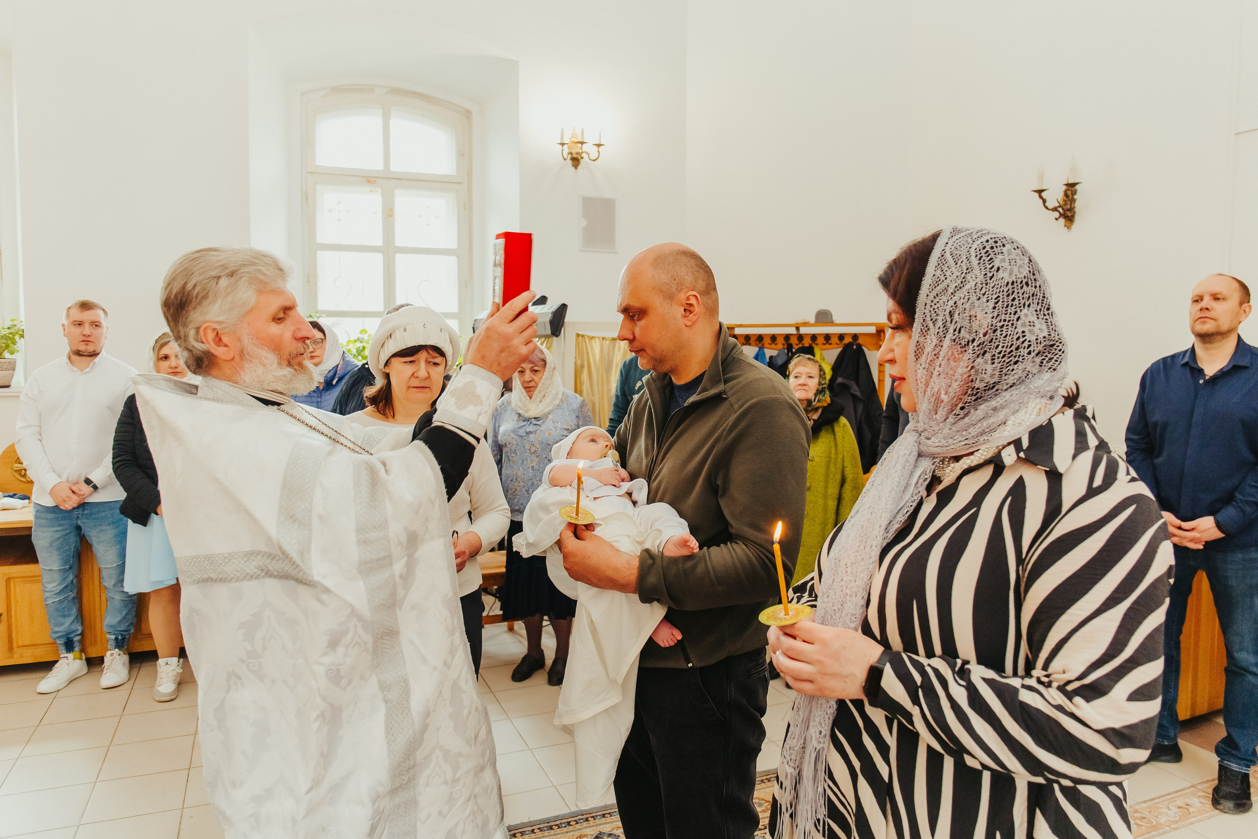 Фотосъемка крещения ребенка. Фотограф новорожденных и детский в Сергиевом Посаде Кругликова Юлия