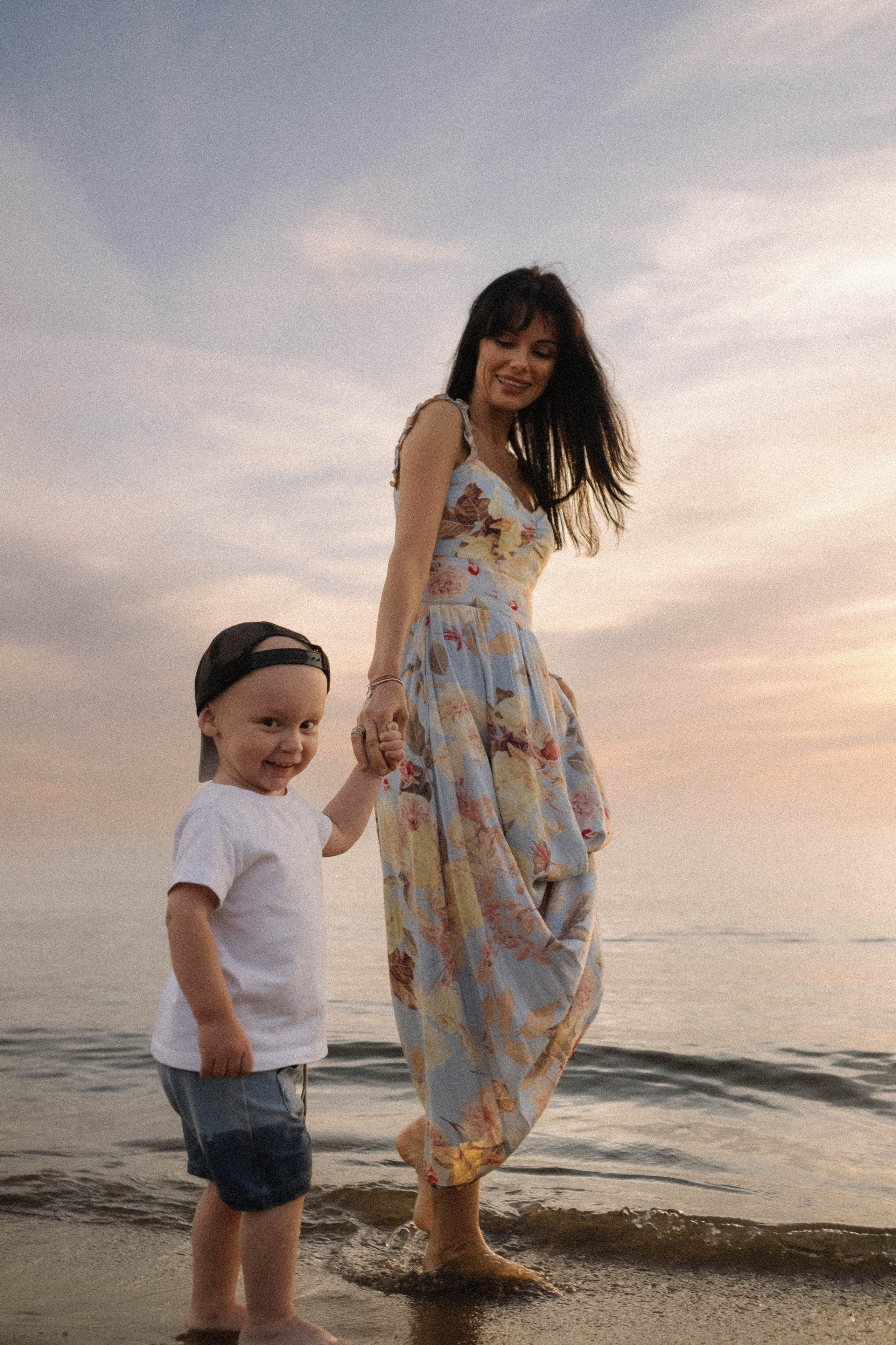 Лена и Герман закат. Семейный фотограф в Санкт-Петербурге Дарья Косянчук