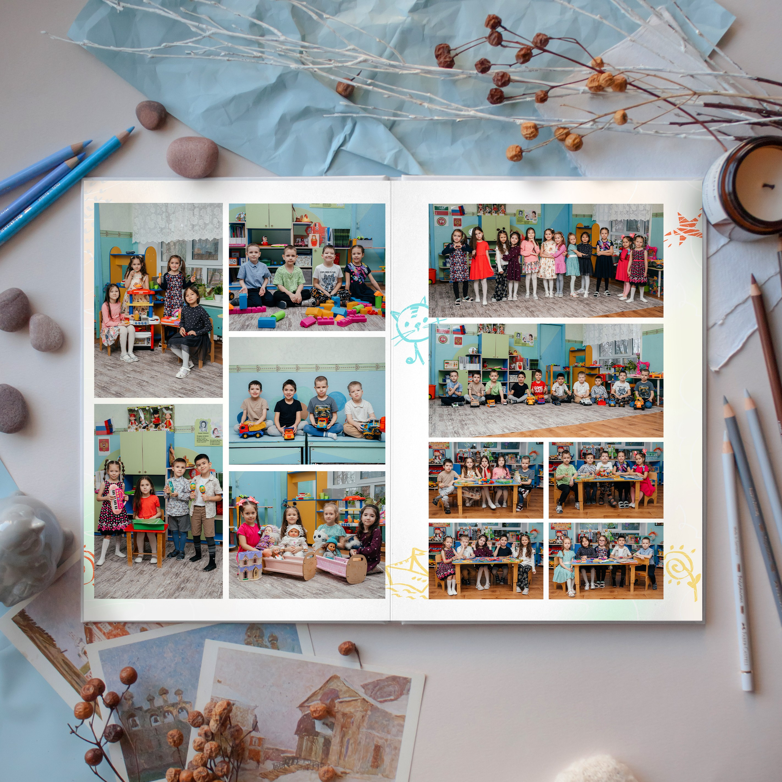 Альбомы для детского сада. Выпускные фотоальбомы в Казани