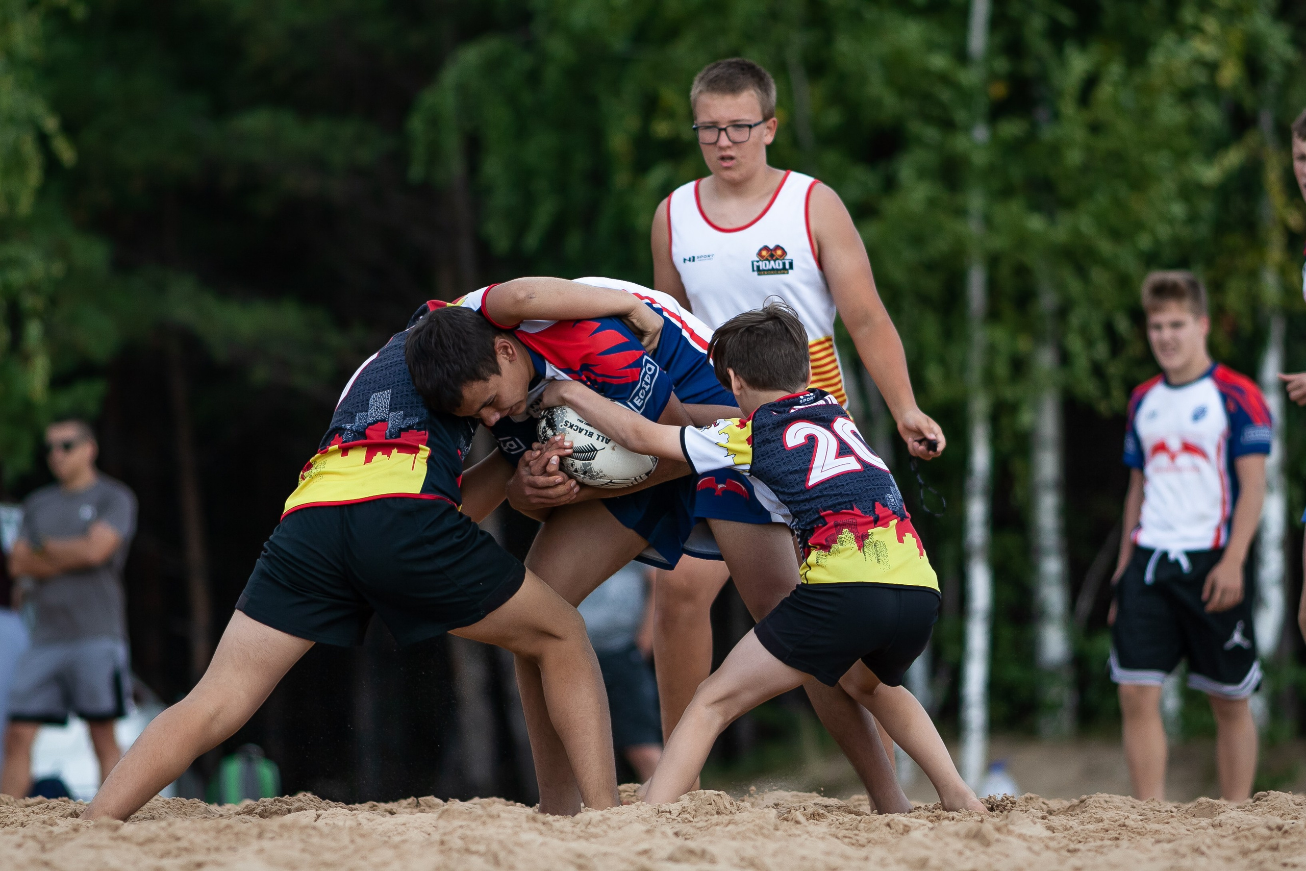 «Кубок «Молота» по пляжному Регби. Фотография