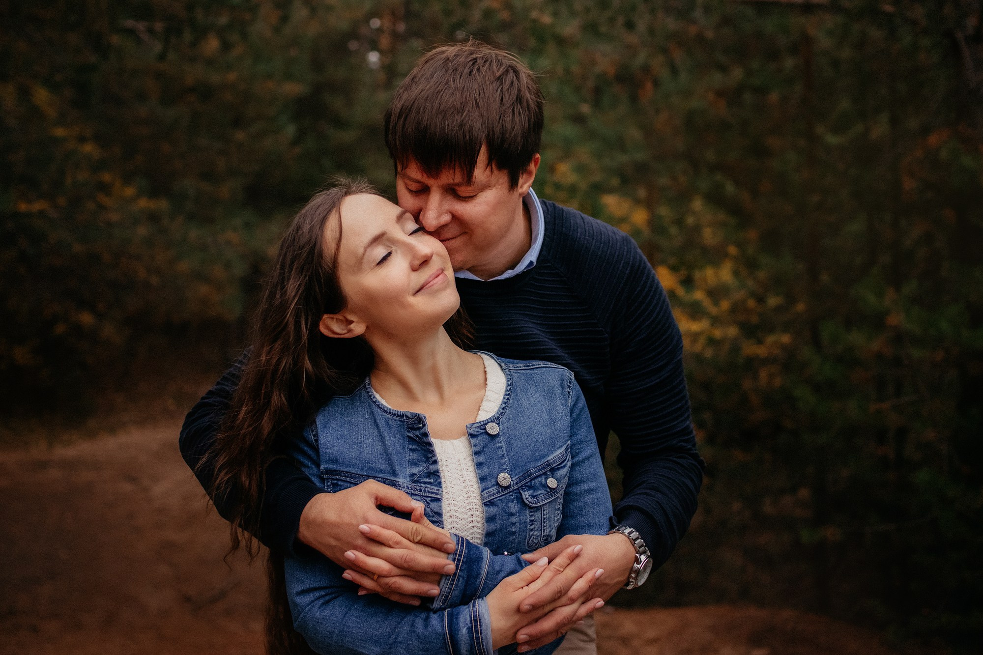 Наталья, Илья и фоксы. Фотограф Наталья Потапова