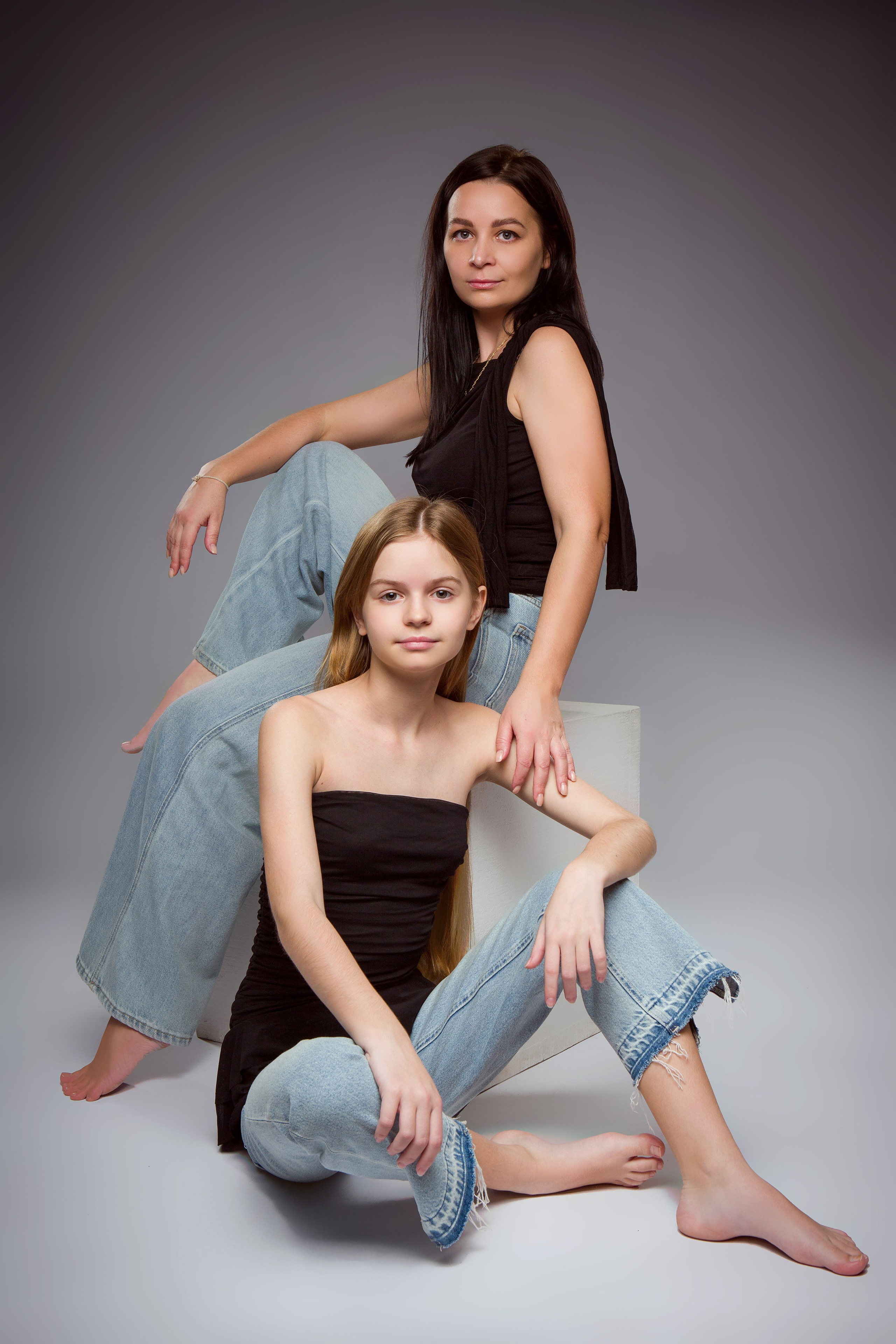 Мама и дочь. Фотограф Мария Кольцова